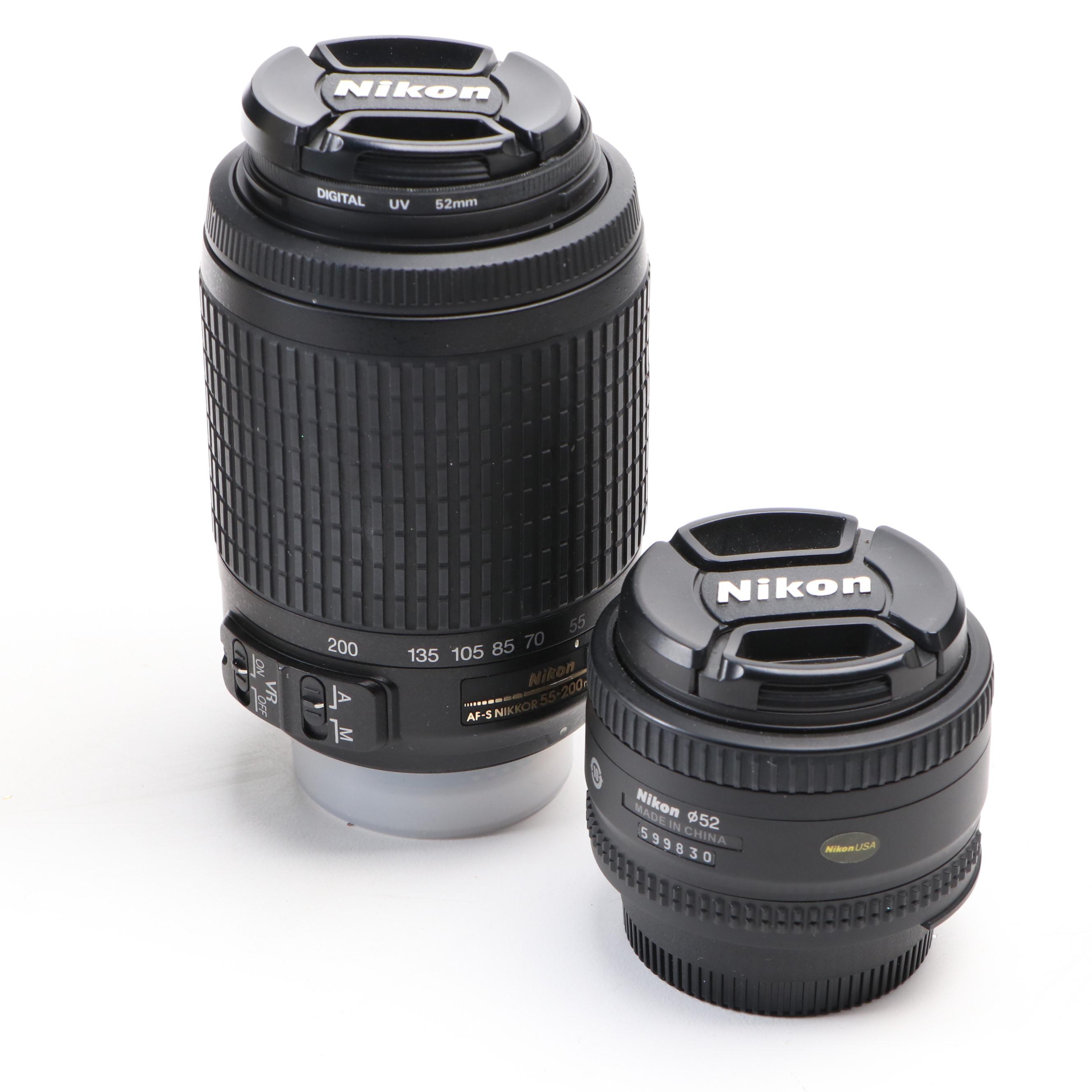 Nikon D50 Digital Camera and Lenses with Accessories