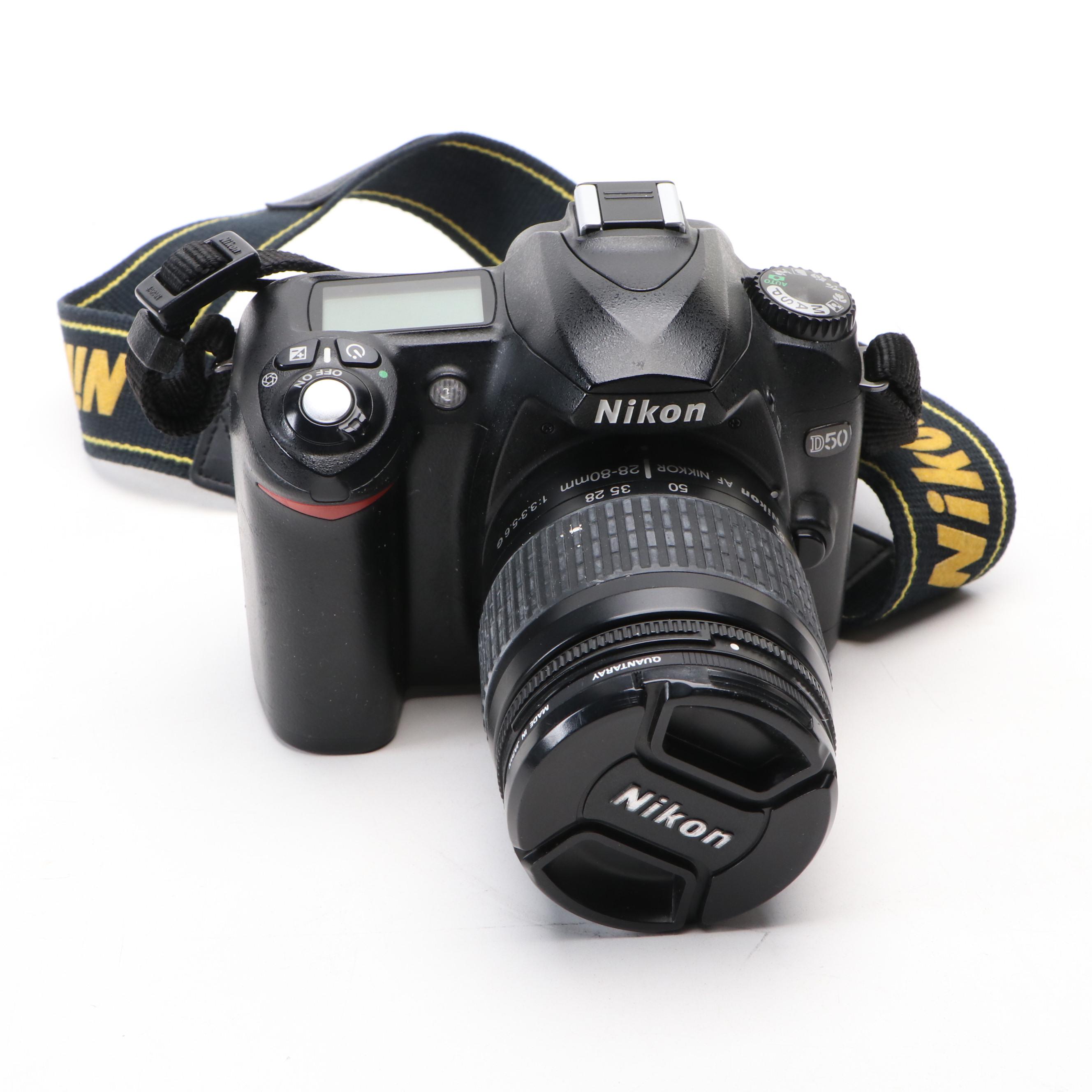 Nikon D50 Digital Camera and Lenses with Accessories