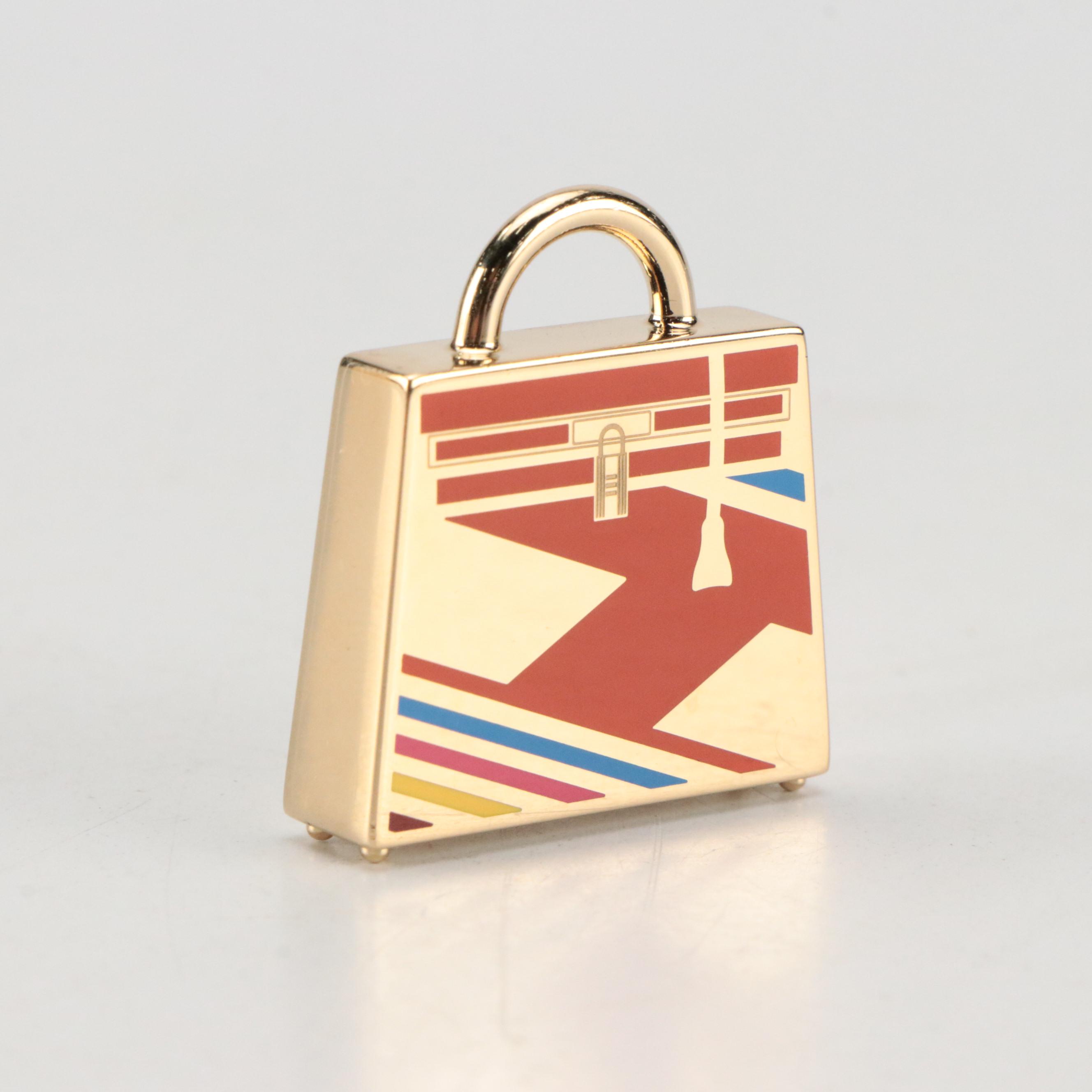 Hermès Curiosite Kelly Laque H Vibration Charm/Pendant