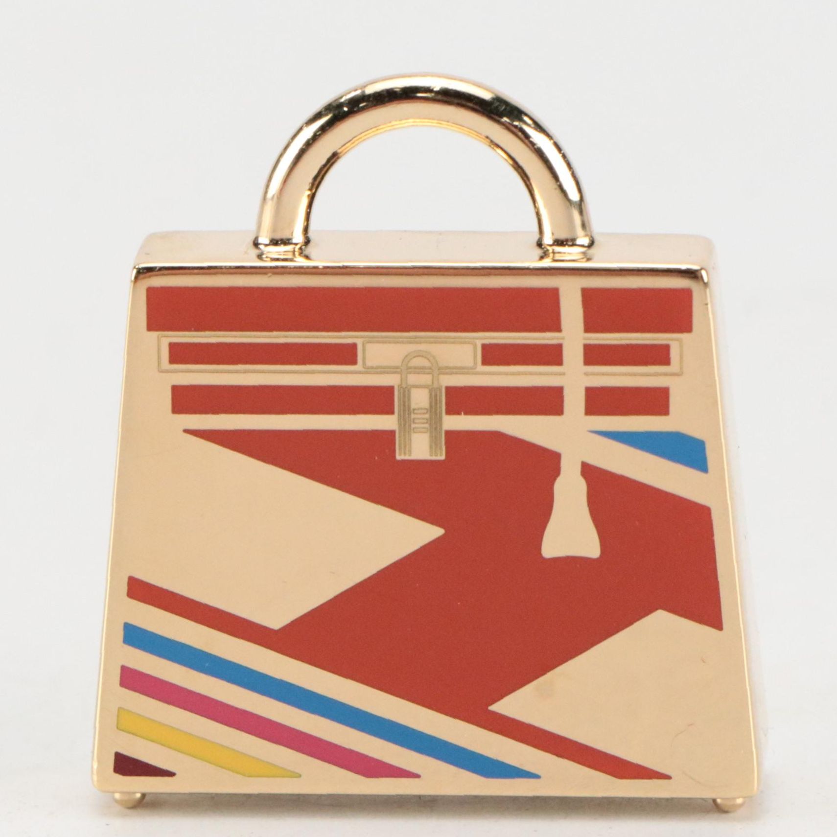 Hermès Curiosite Kelly Laque H Vibration Charm/Pendant