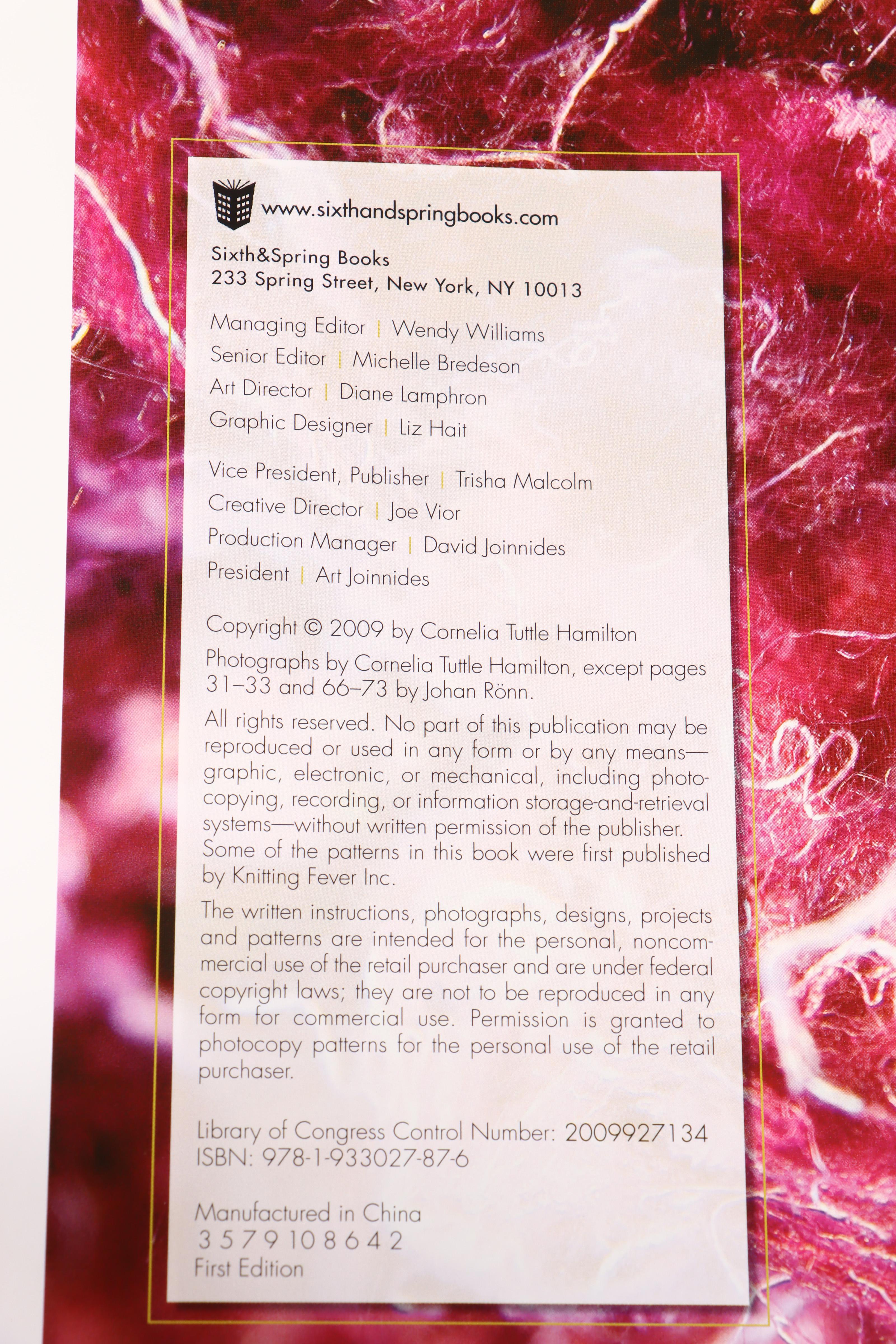 "Vogue Knitting" and "Knit Noro" Books with Knitting Samples and Threads