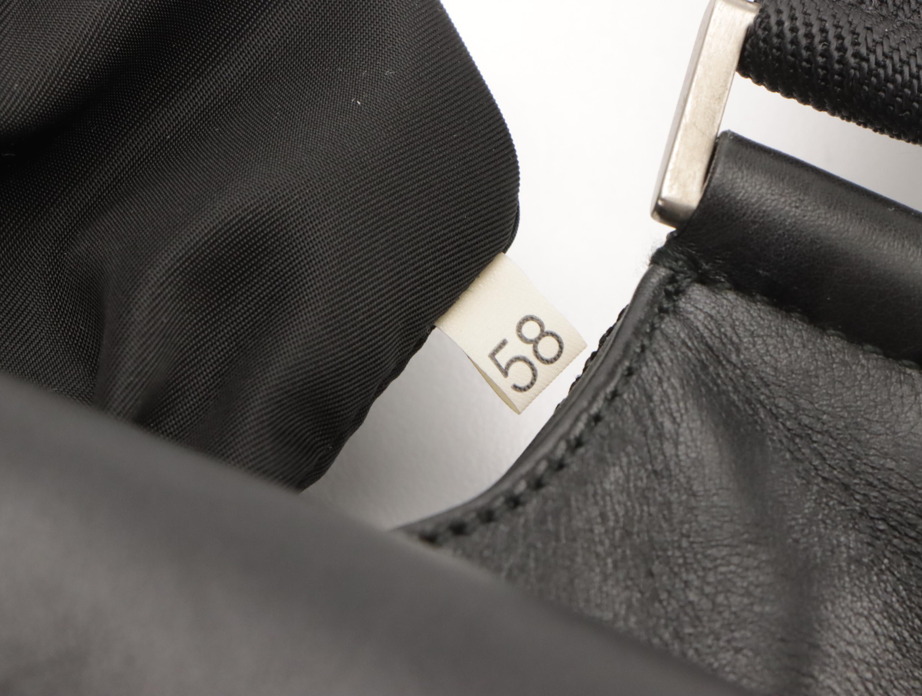 Prada Black Vitello Morbido Shoulder Bag