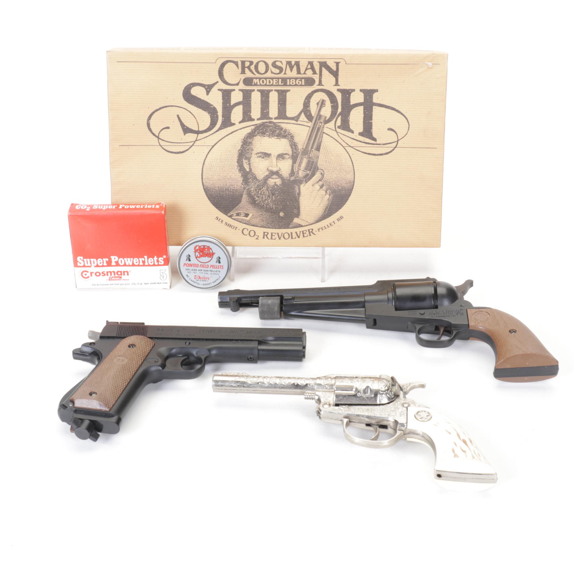Daisy "Model 45" & Crossman "1861 Shiloh" CO2 Airguns