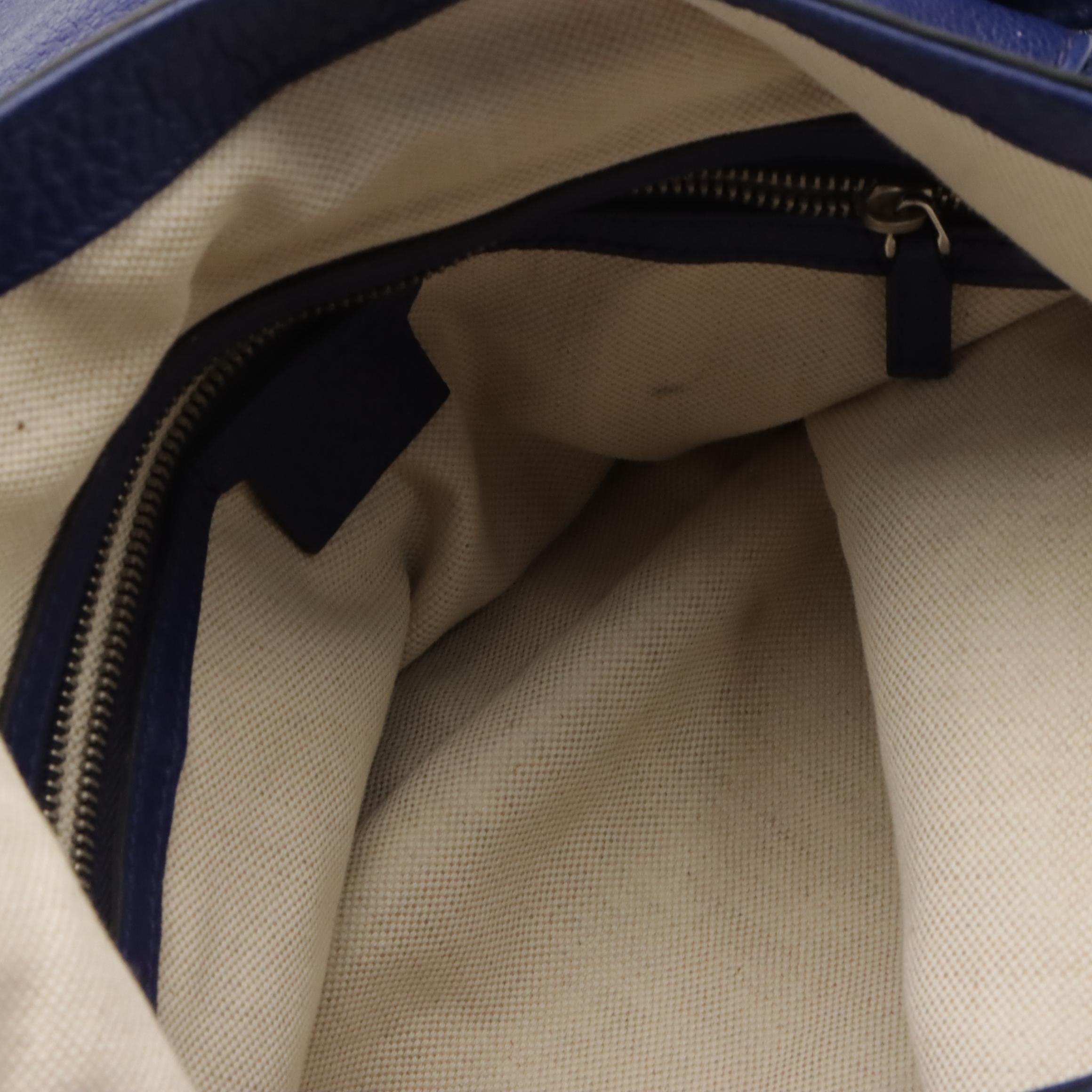 Gucci Techno Horsebit Leather Two-Way Shoulder Bag with Bamboo Tassels