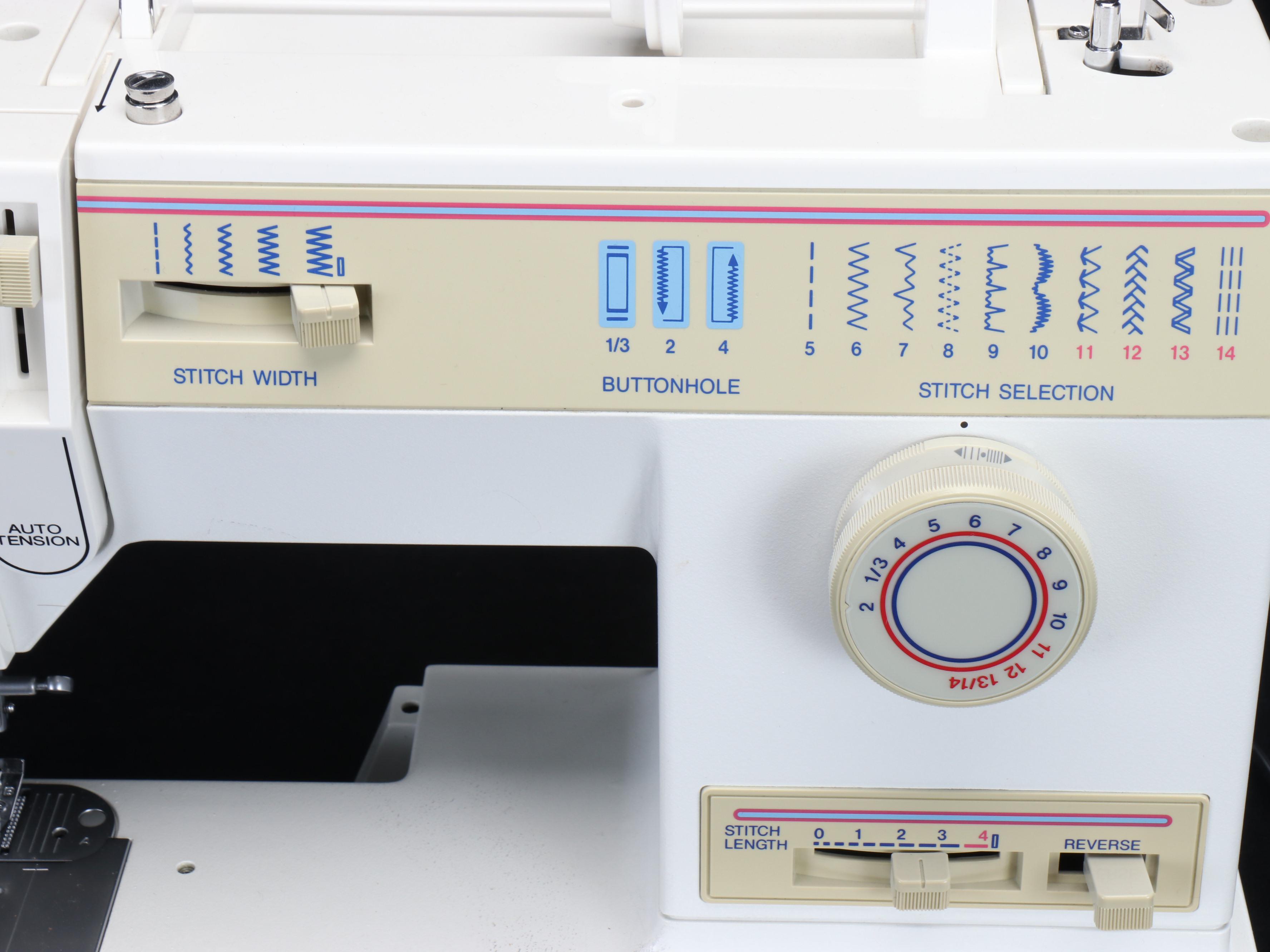 Singer Model 9410 Portable Electric Sewing Machine with Carry Case, Notions