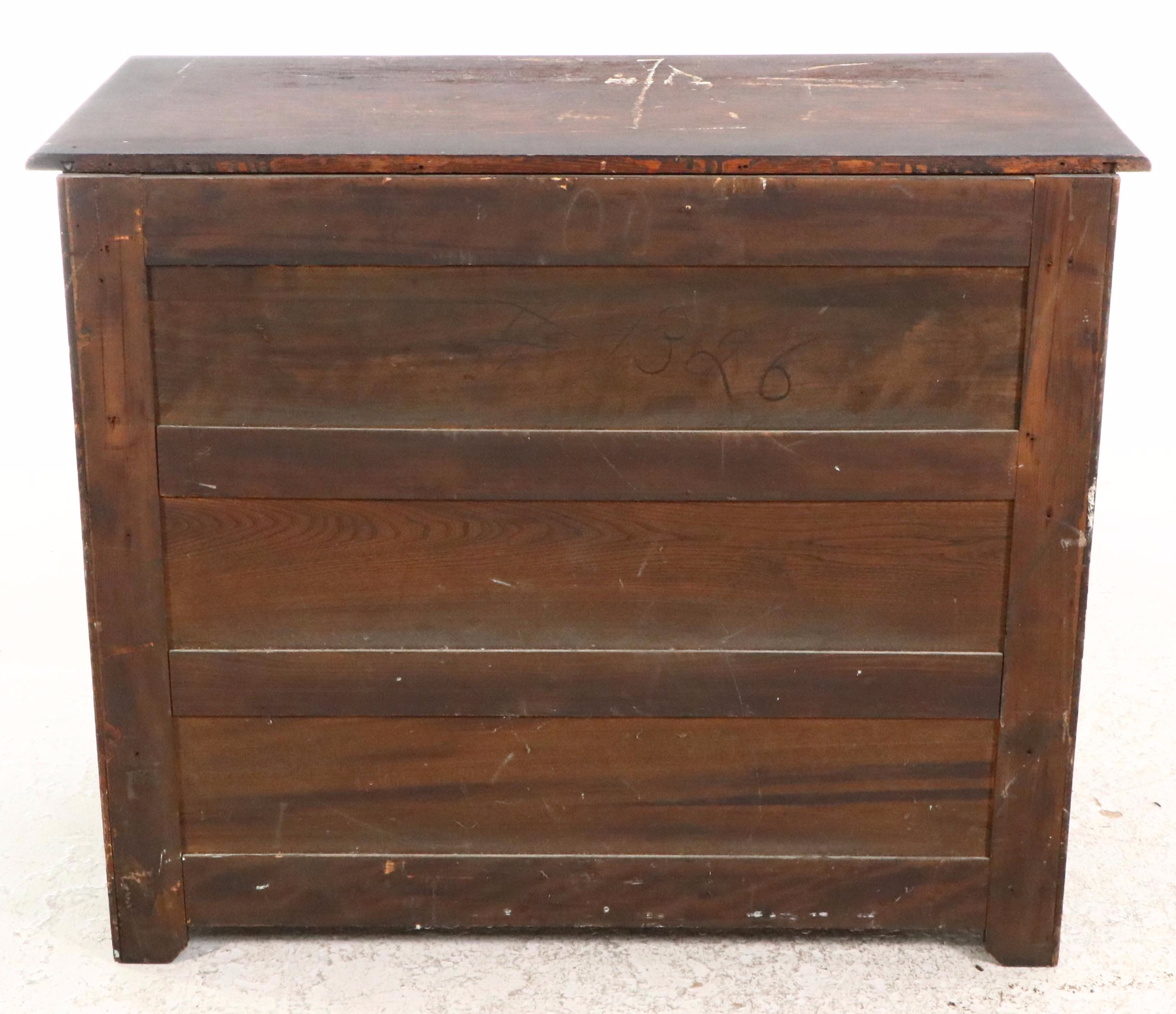Victorian Carved Oak Washstand, 19th Century