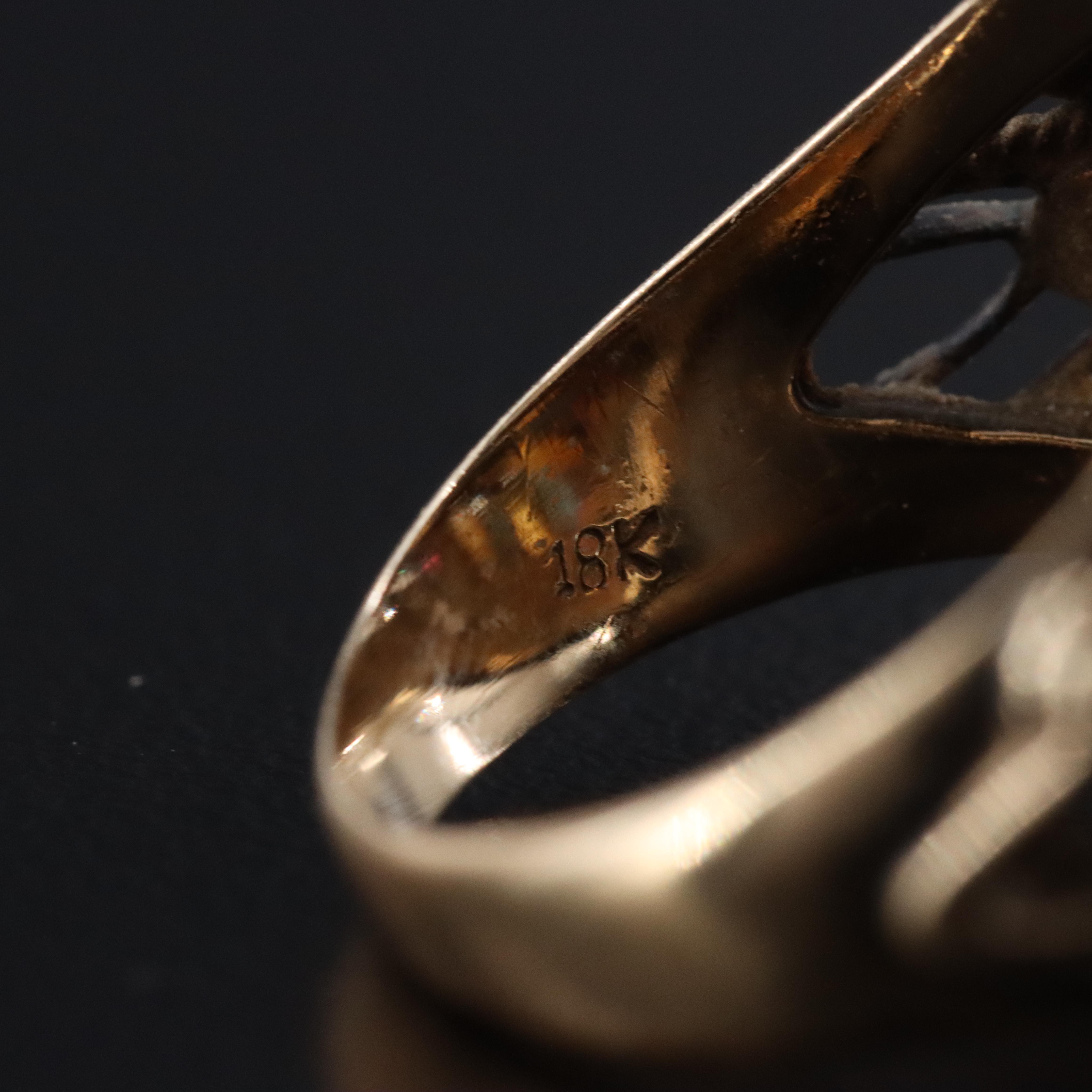 10K Ruby and Opal Thai Princess Ring