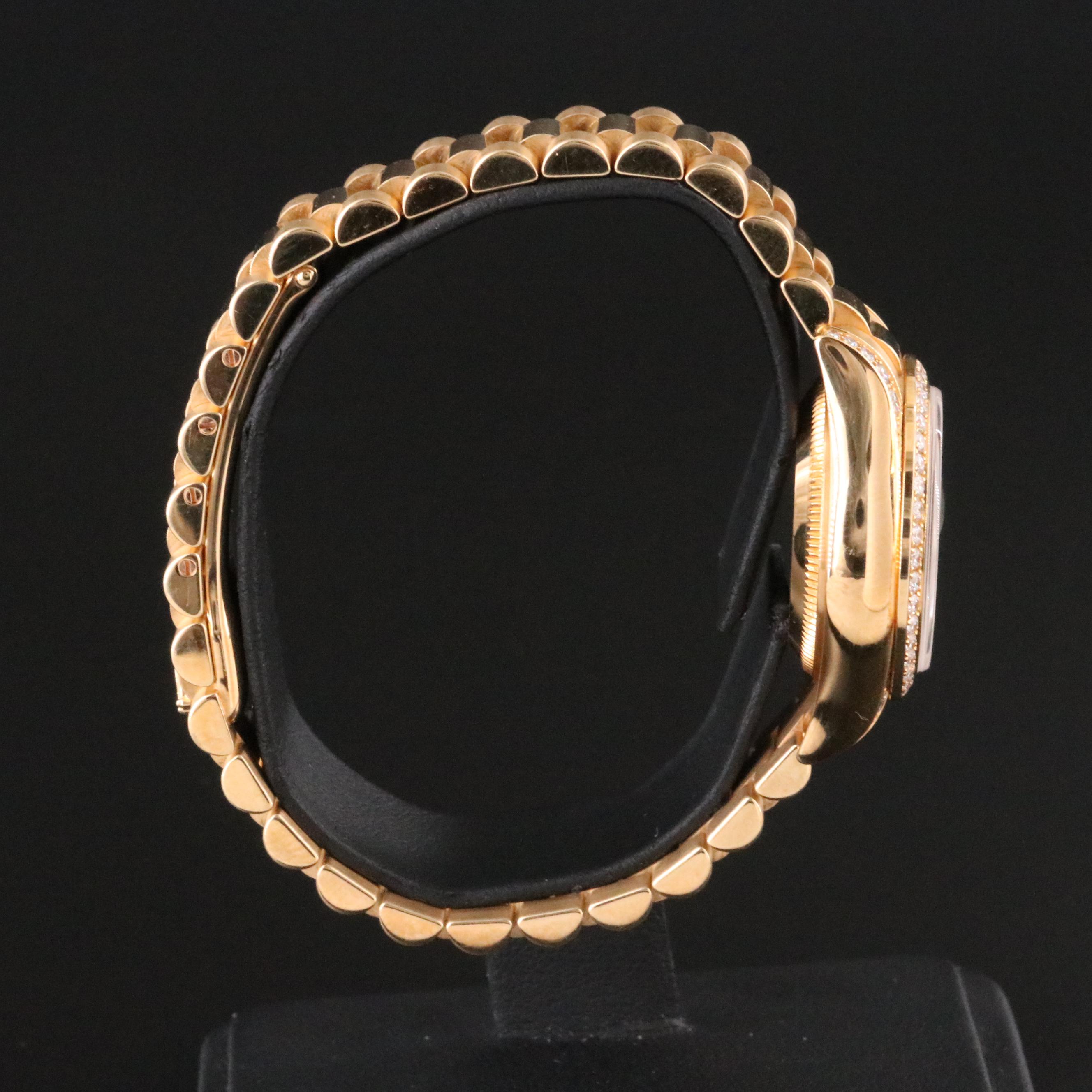 Rolex Datejust 179158 Diamond 18K Mother-of-Pearl 26mm Automatic Watch