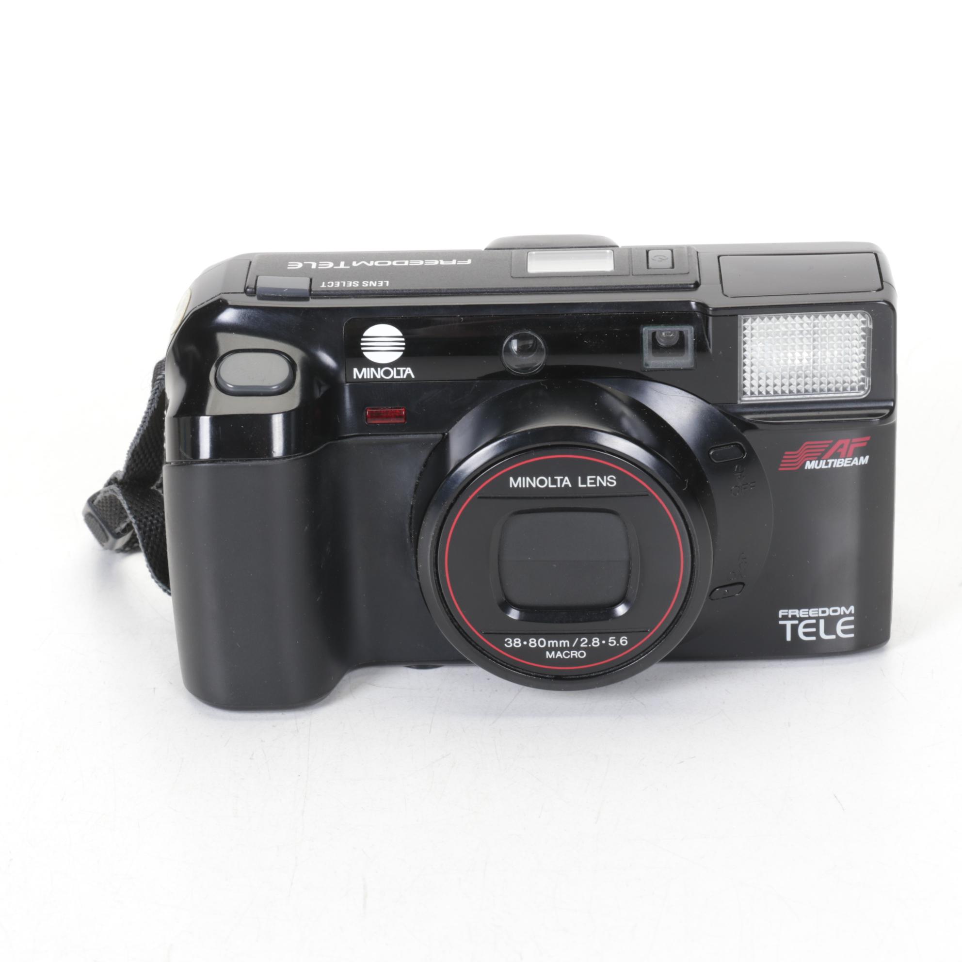 Kodak "Pleaser" Instant & Minolta "Freedom TELE" Cameras