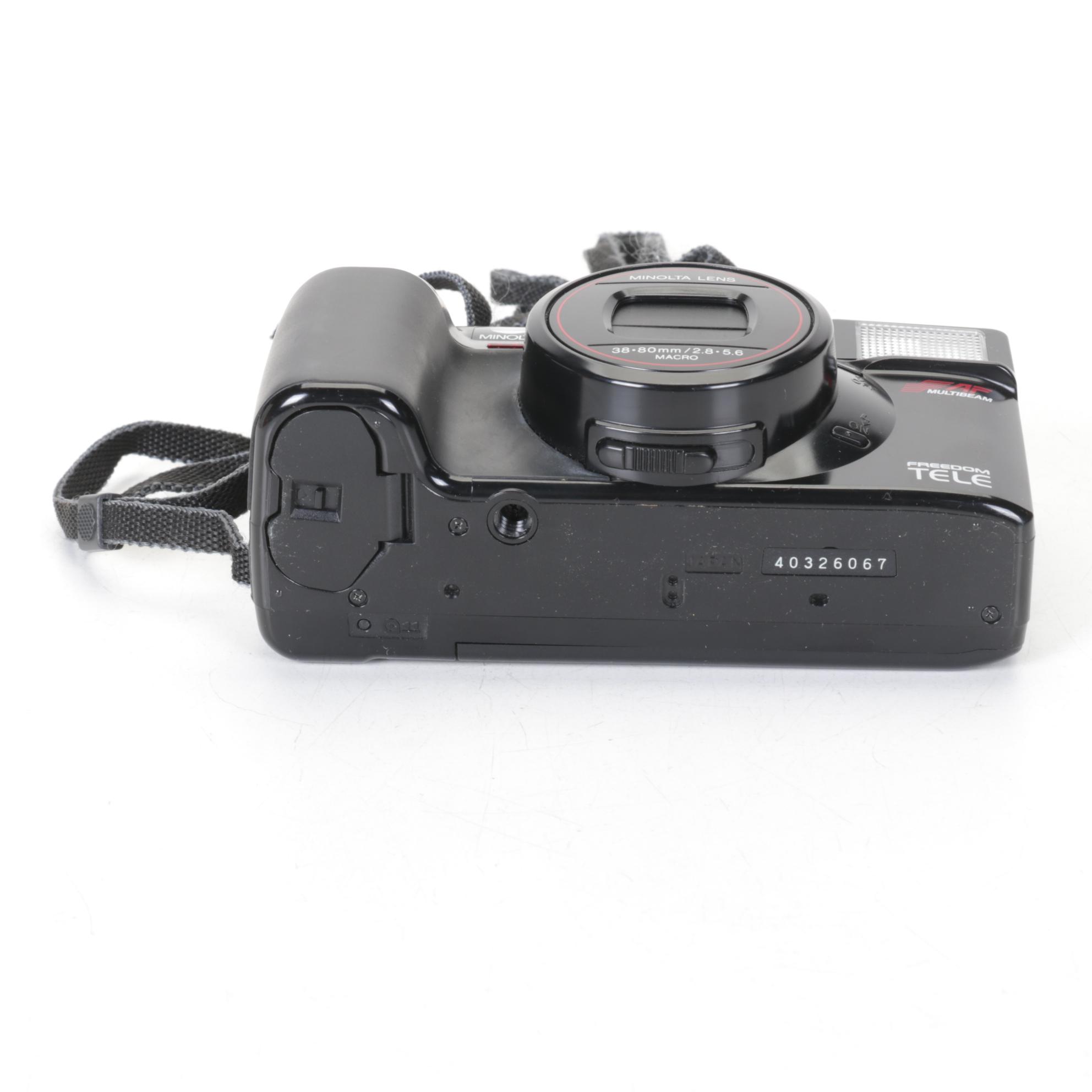 Kodak "Pleaser" Instant & Minolta "Freedom TELE" Cameras