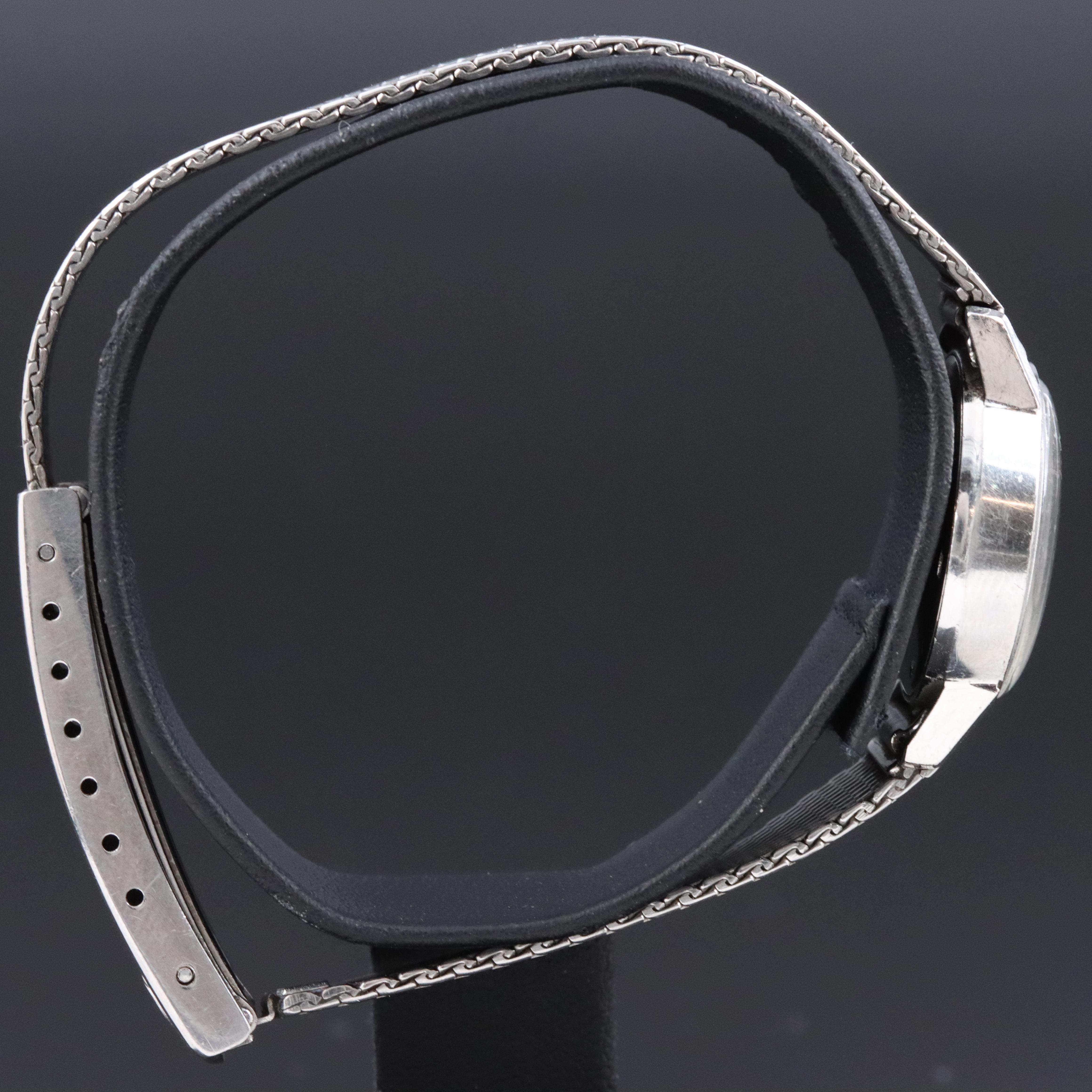 1968 Omega Stainless Steel Stem Wind Watch