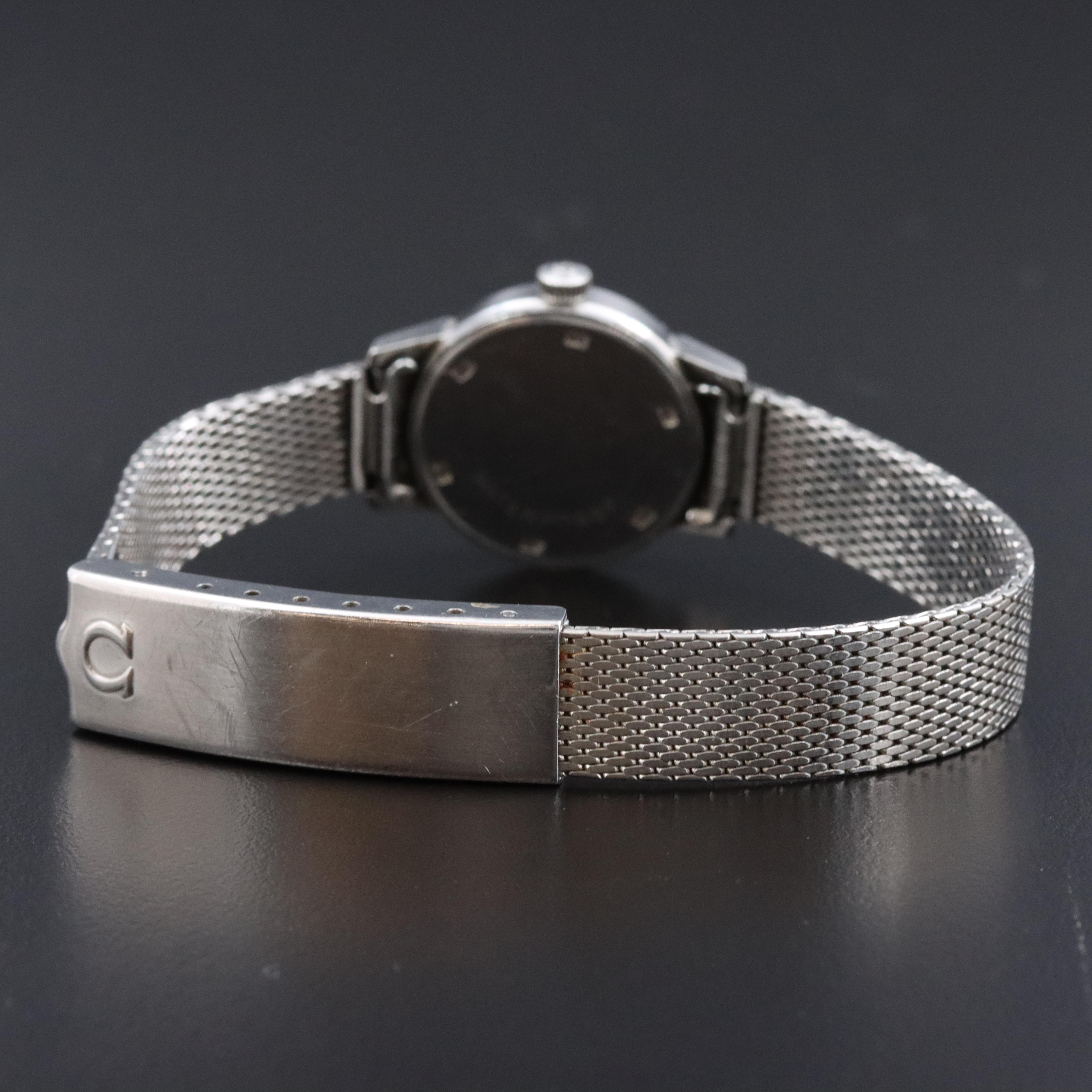 1968 Omega Stainless Steel Stem Wind Watch