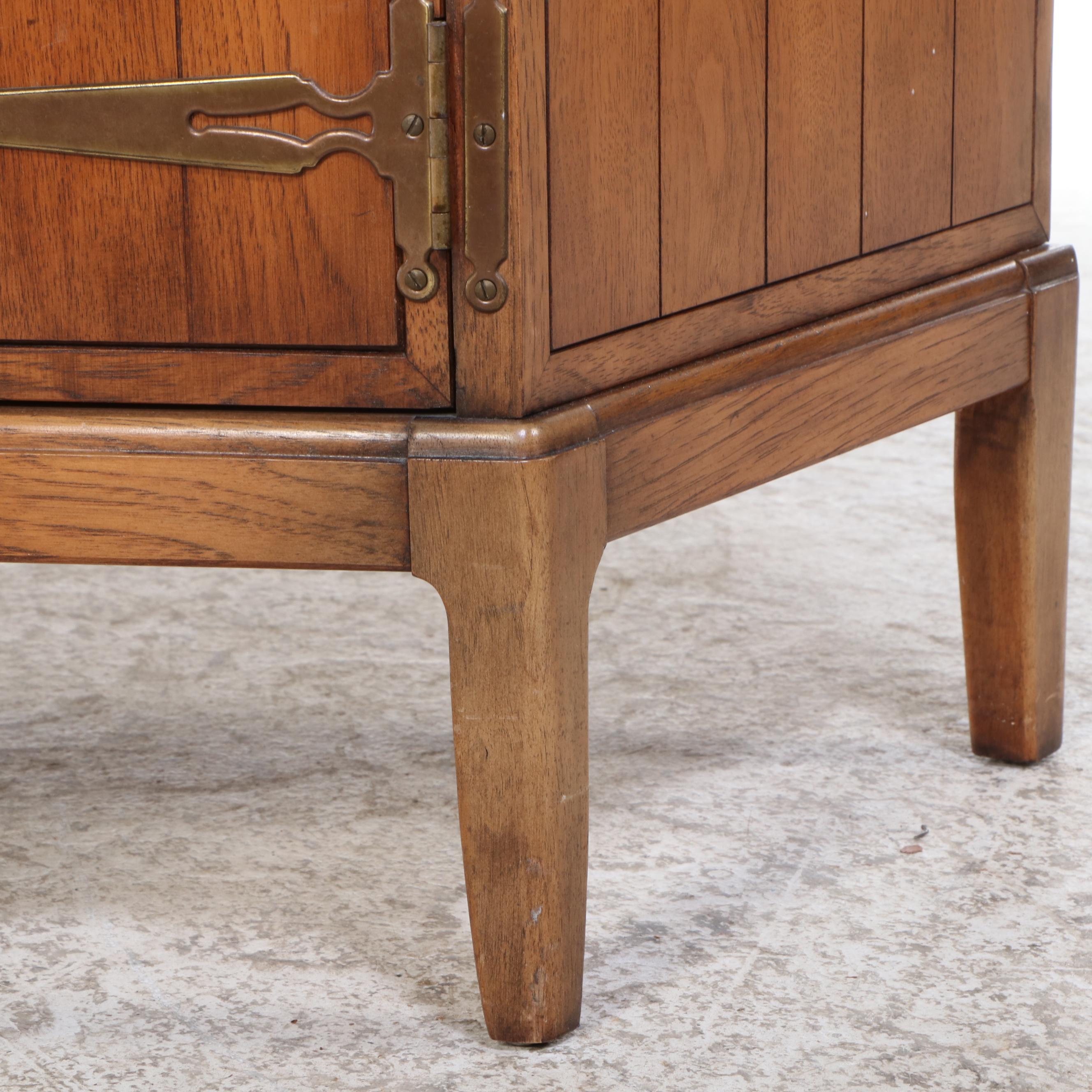 Omega by Thomasville French Country Style Marble Top Oak Buffet