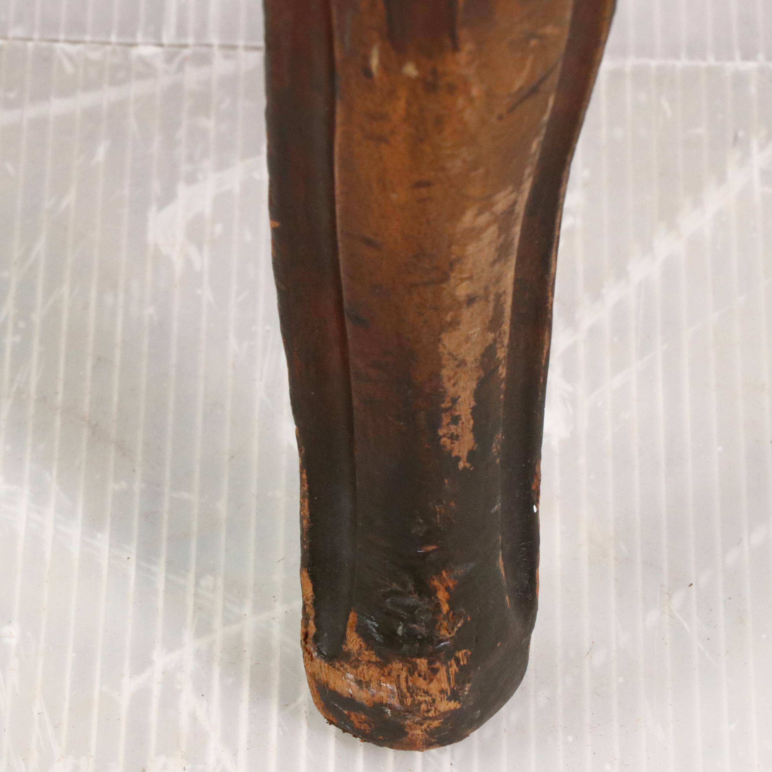 Victorian Carved and Upholstered Parlor Chair, Late 19th/ Early 20th Century