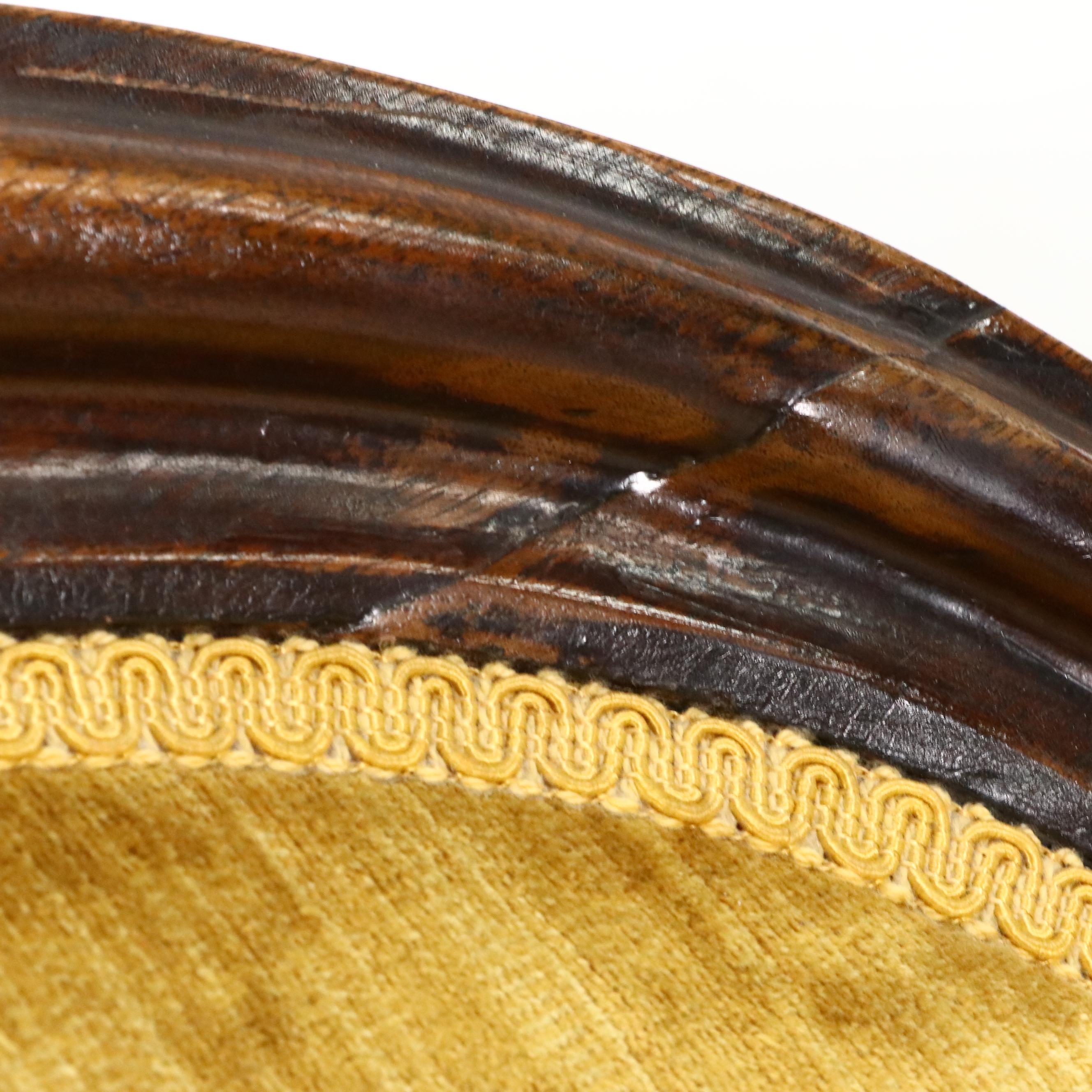 Victorian Carved and Upholstered Parlor Chair, Late 19th/ Early 20th Century