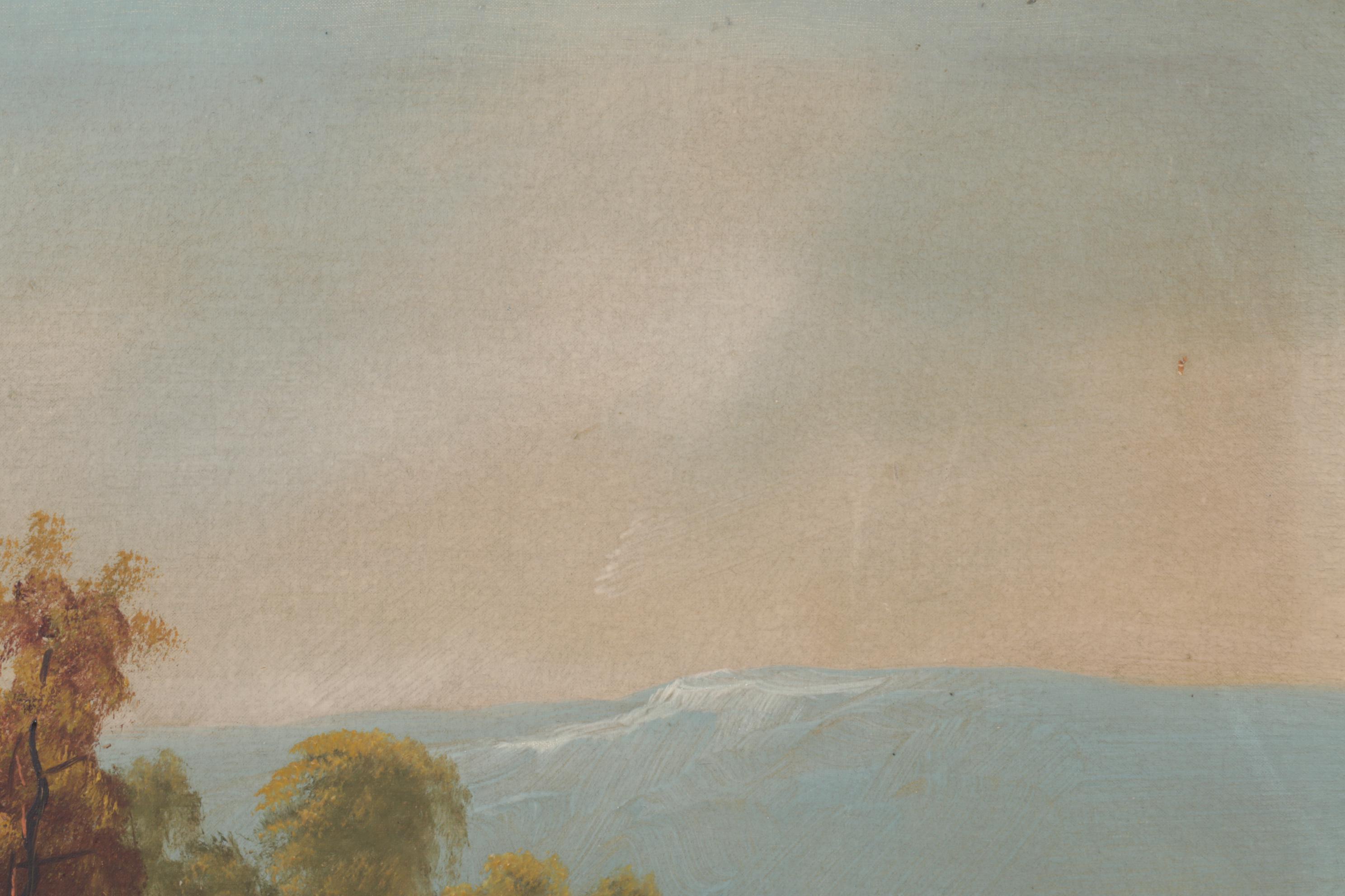 Oil on Canvas "Hudson River School" Framed Painting