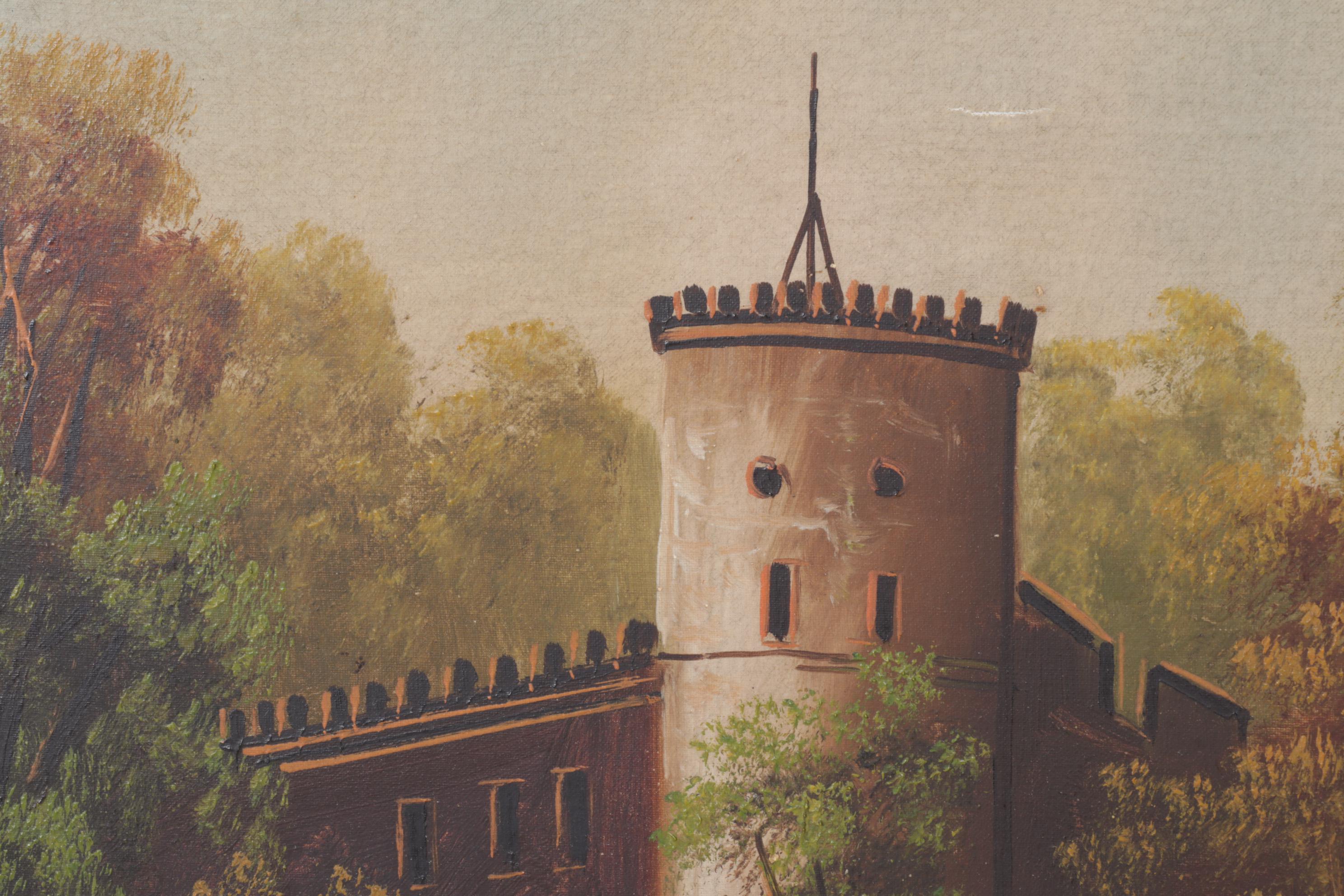 Oil on Canvas "Hudson River School" Framed Painting