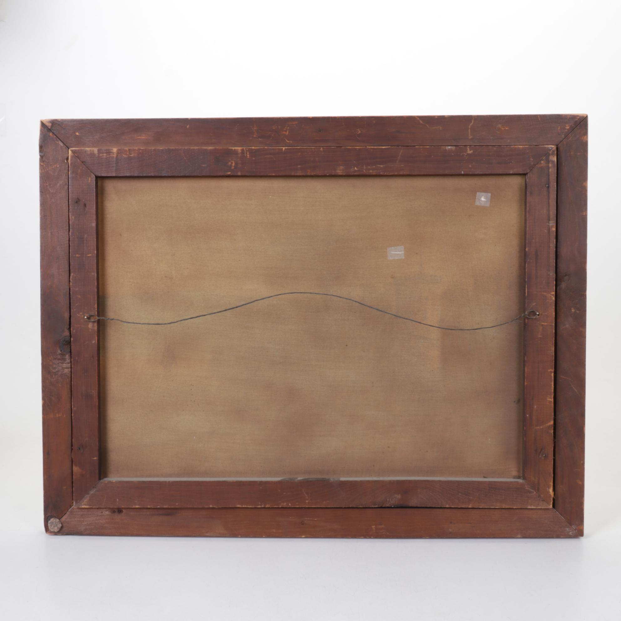 Oil on Canvas "Hudson River School" Framed Painting