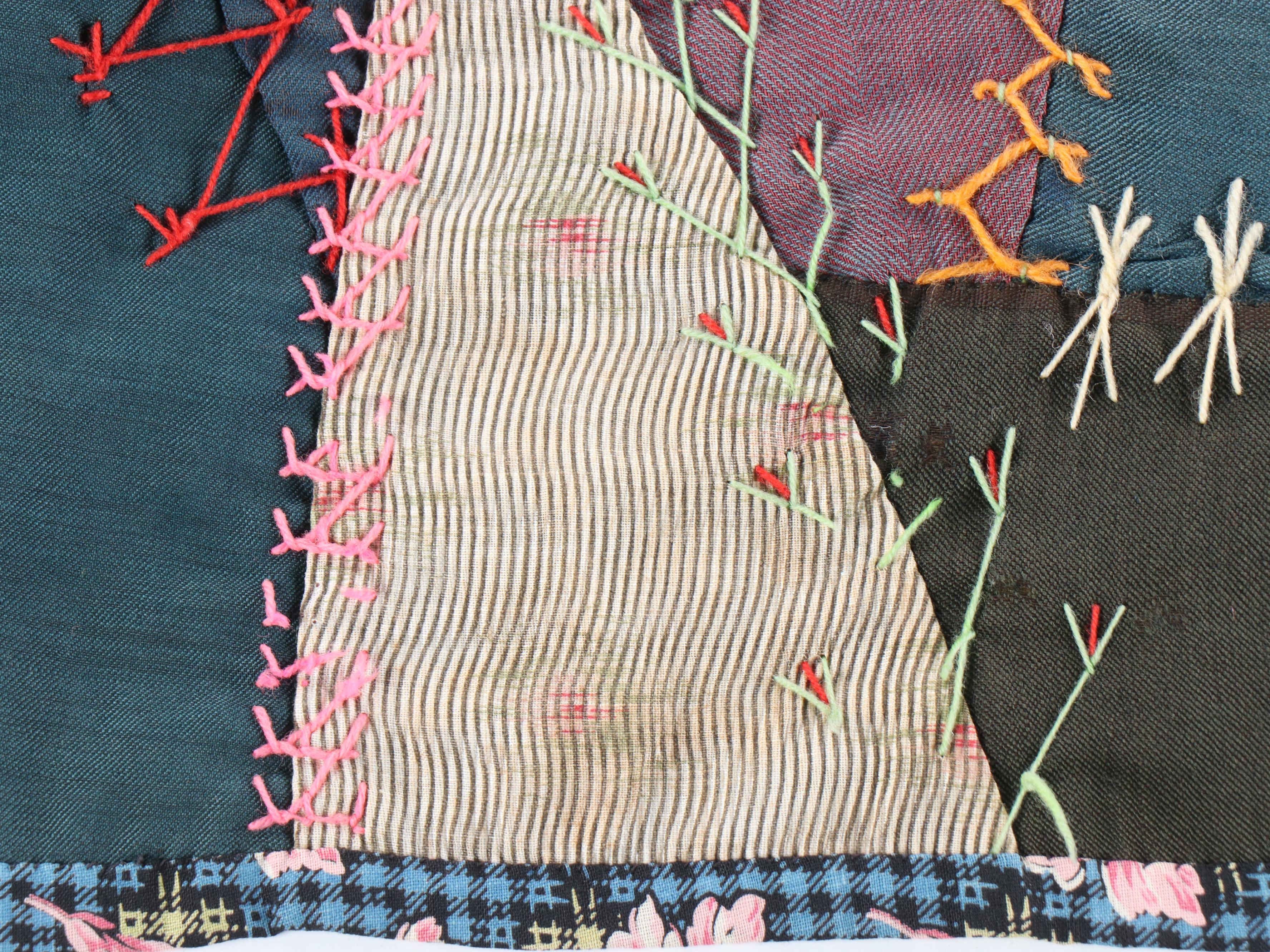 Barley Twist Wood Quilt Rack with Handmade Pieced Cotton Quilt