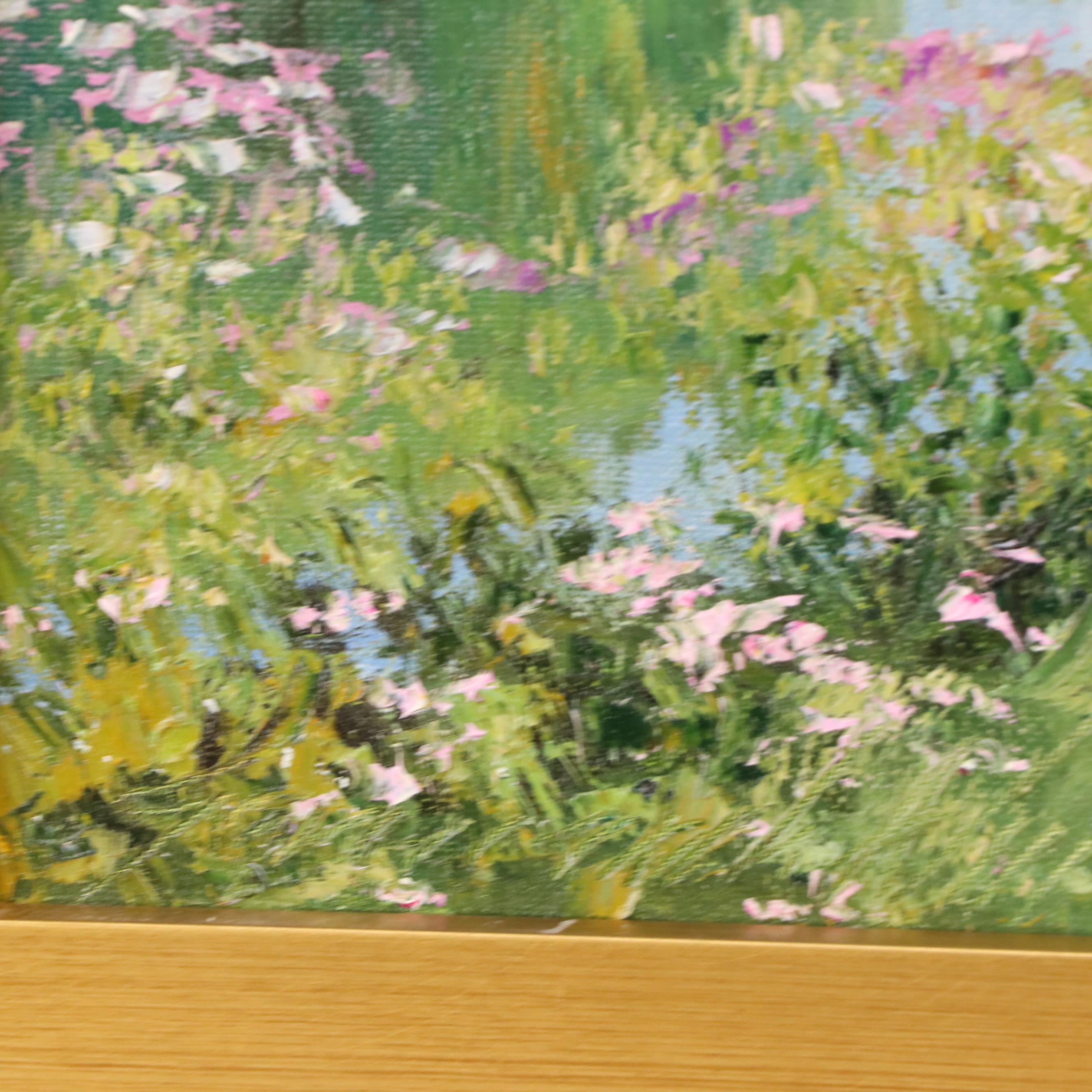 Garncarek Aleksander Pond Landscape Oil Painting, 2025