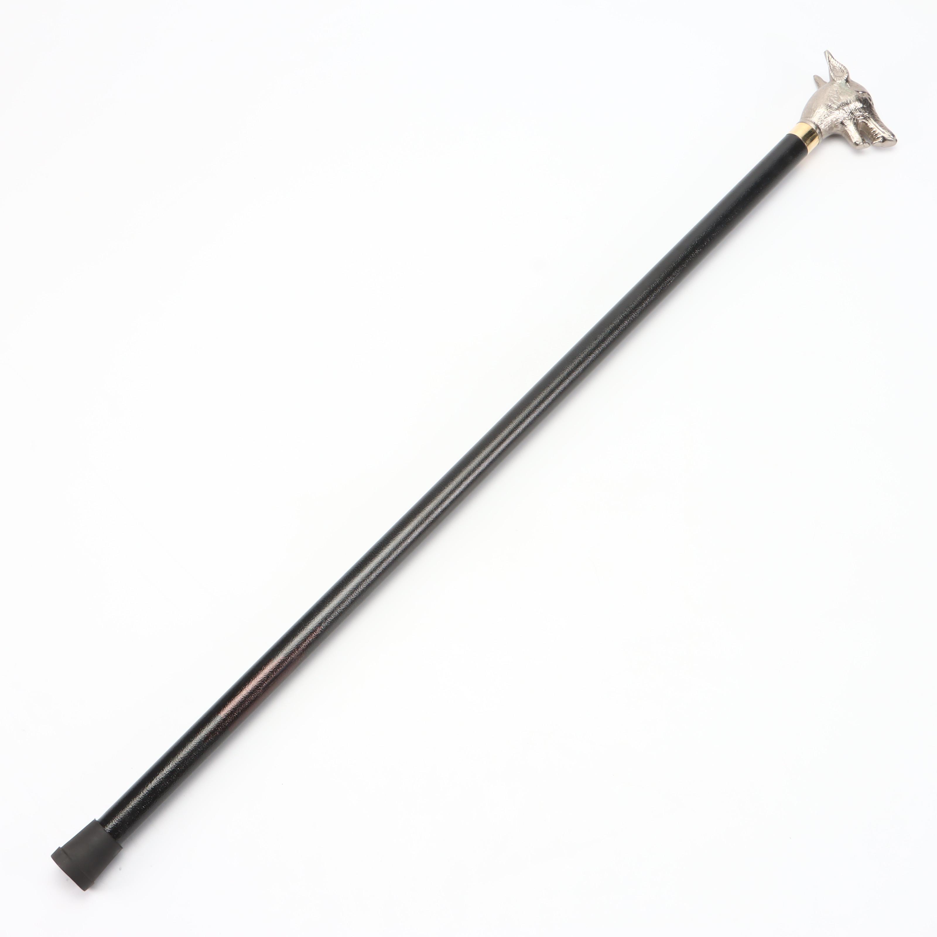 Snarling Dog Head Sword Cane