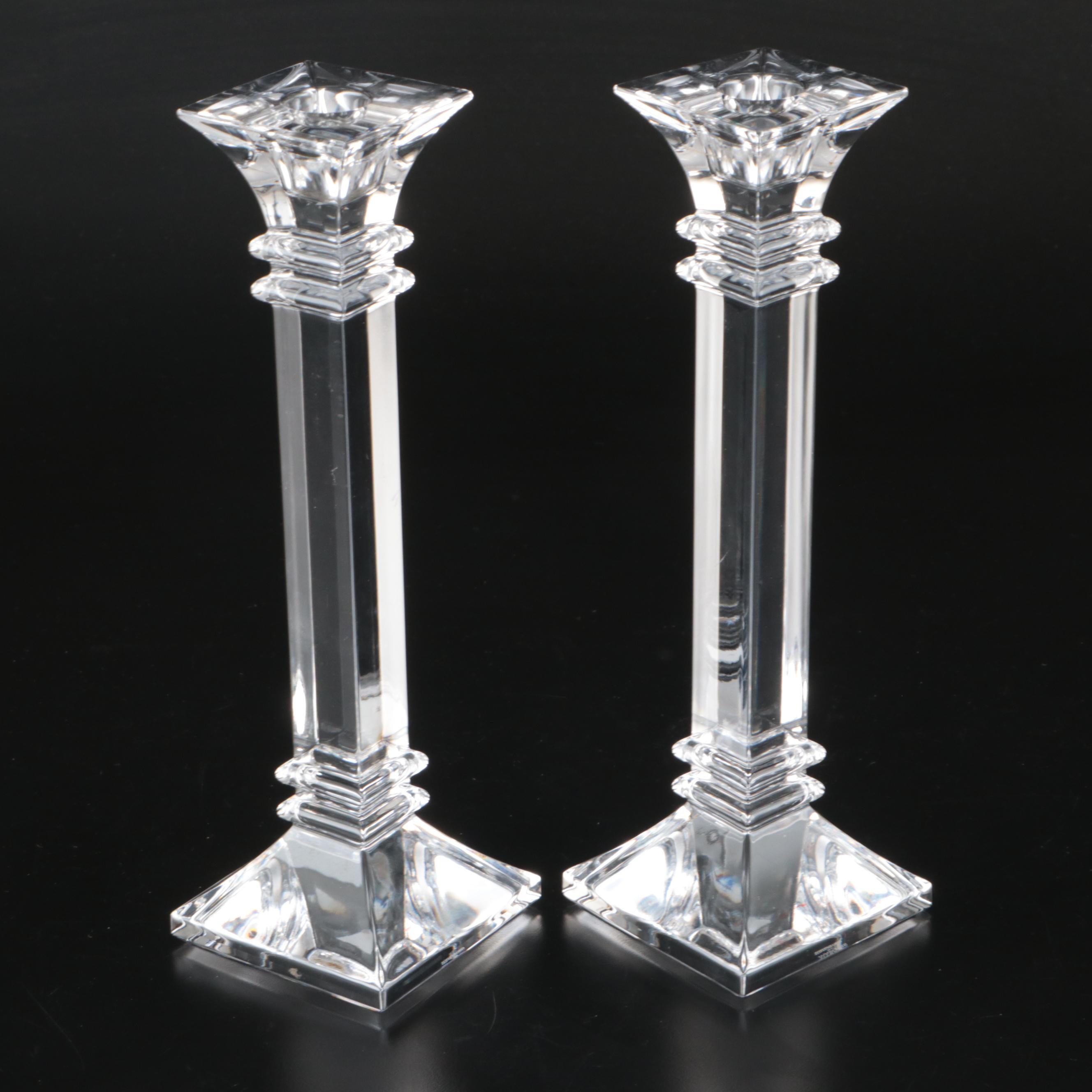 Marquis by Waterford Crystal Candle Holders with More Crystal Décor