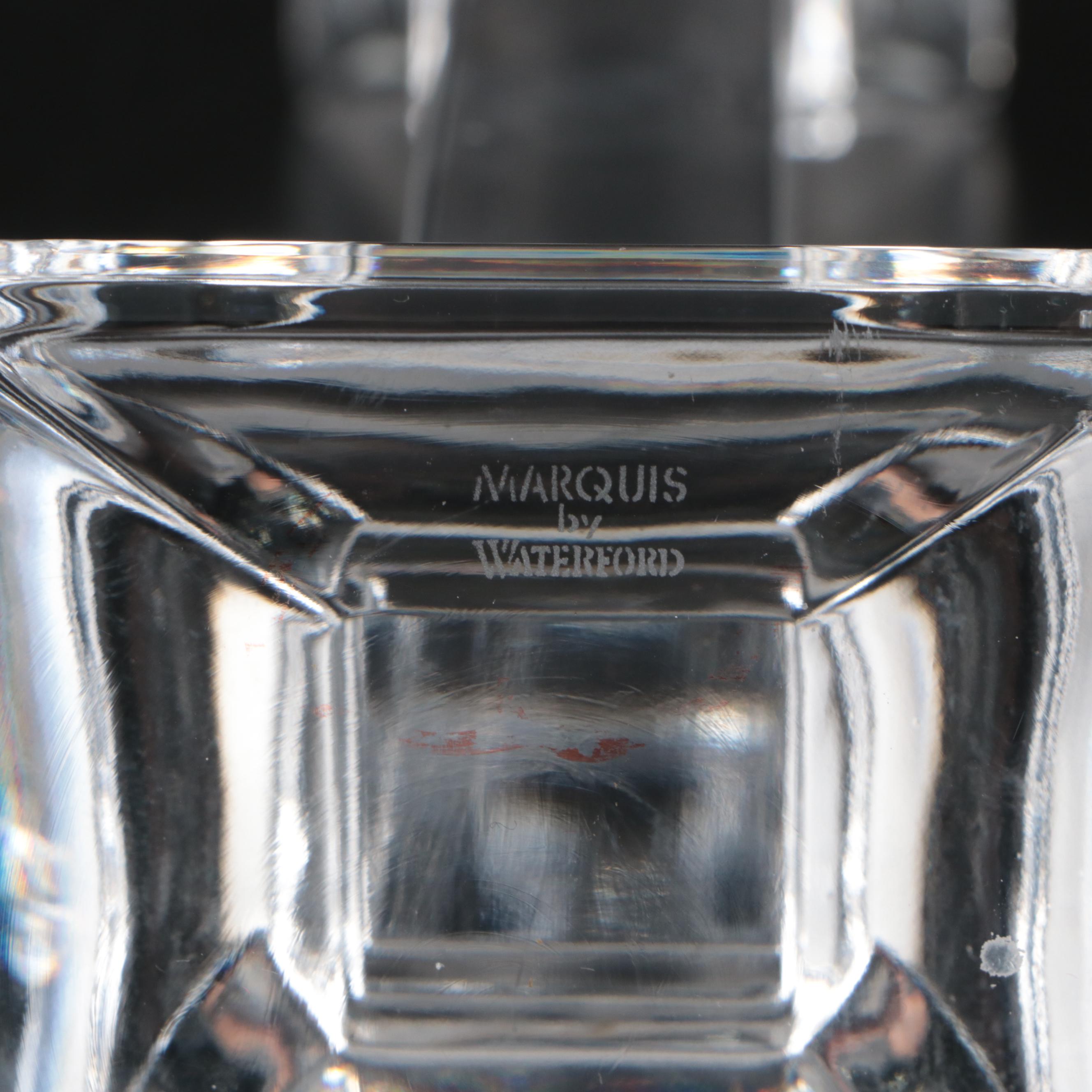 Marquis by Waterford Crystal Candle Holders with More Crystal Décor