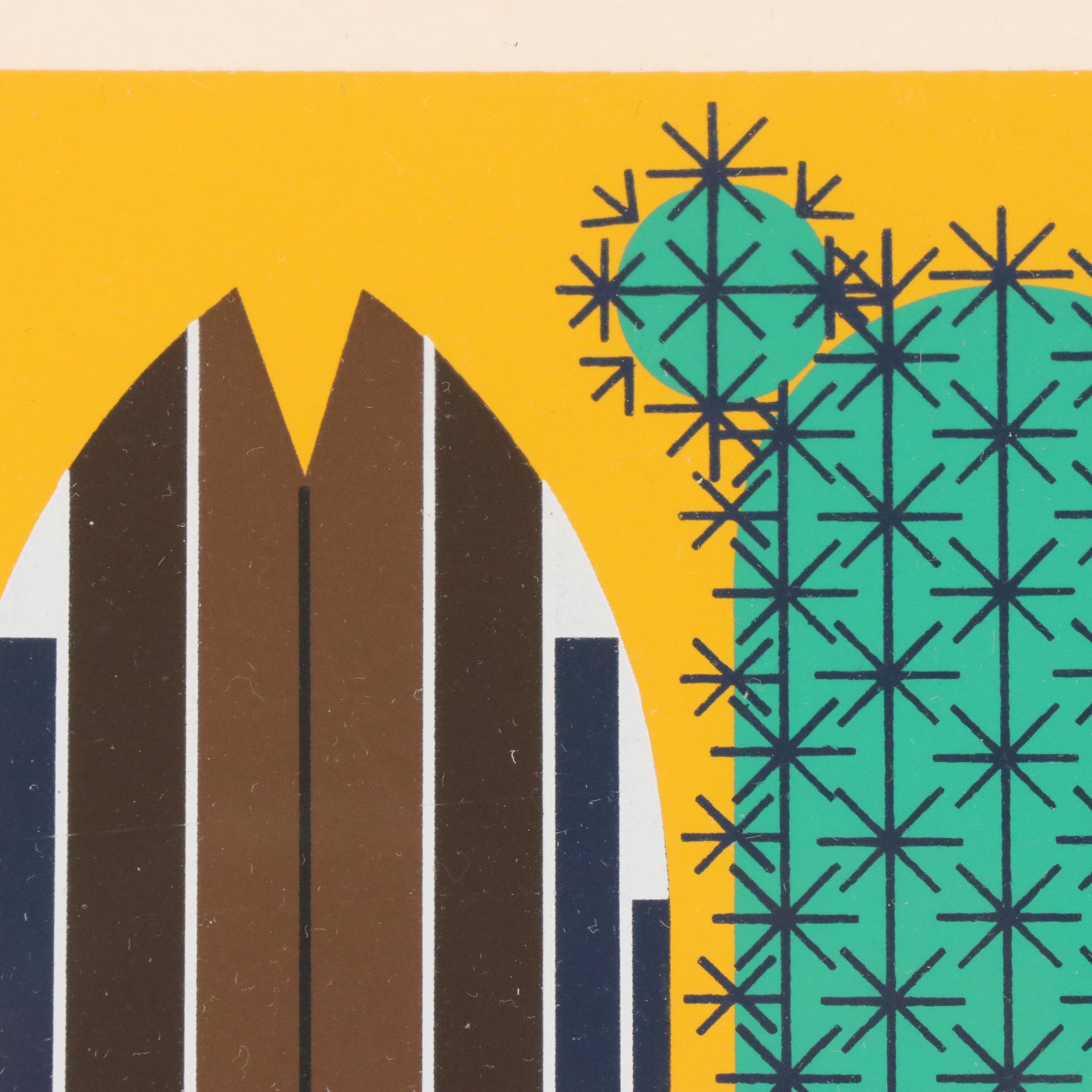 Charley Harper Serigraph "Tall Tail"