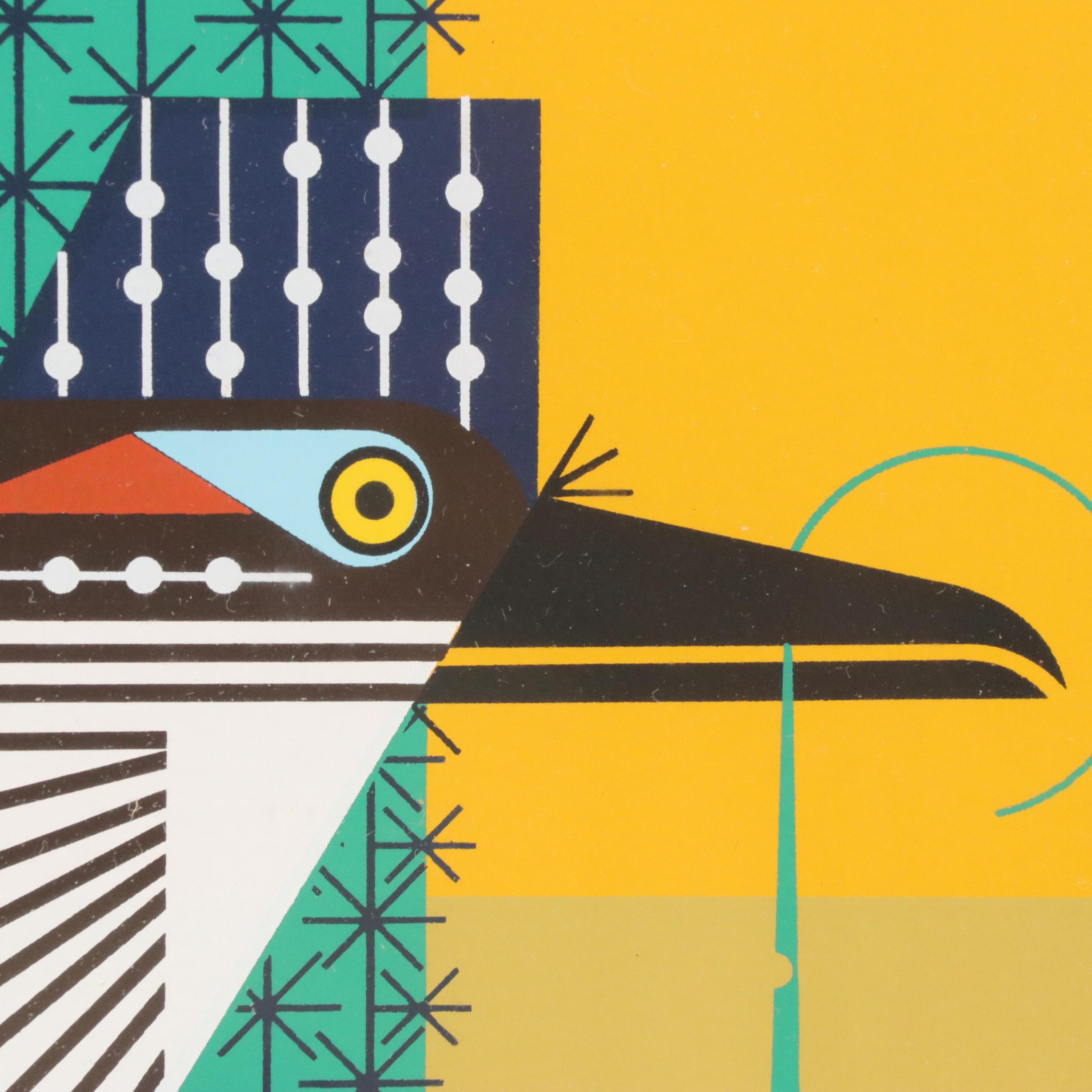 Charley Harper Serigraph "Tall Tail"