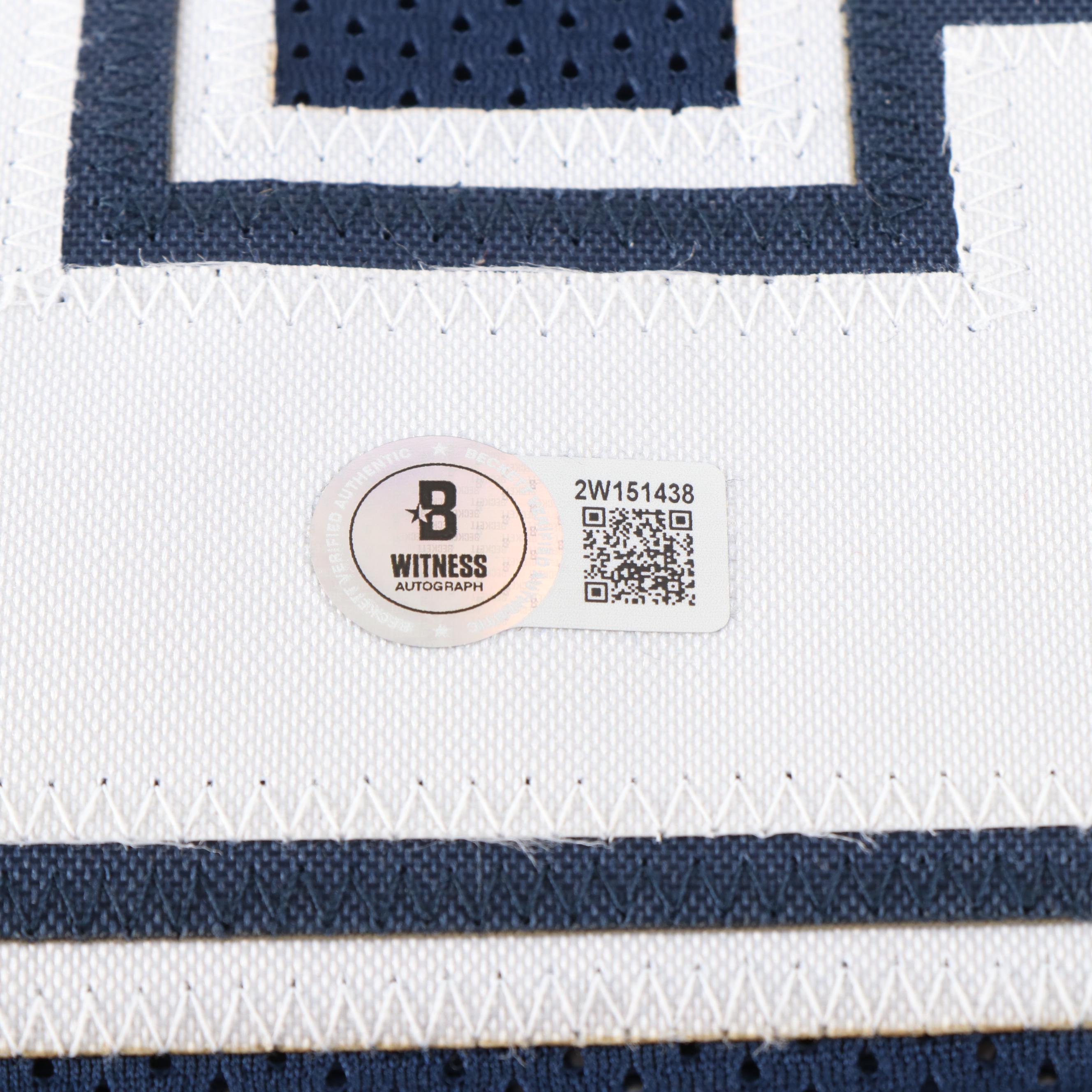 Emmitt Smith Signed Dallas Cowboys Football Jersey, Beckett