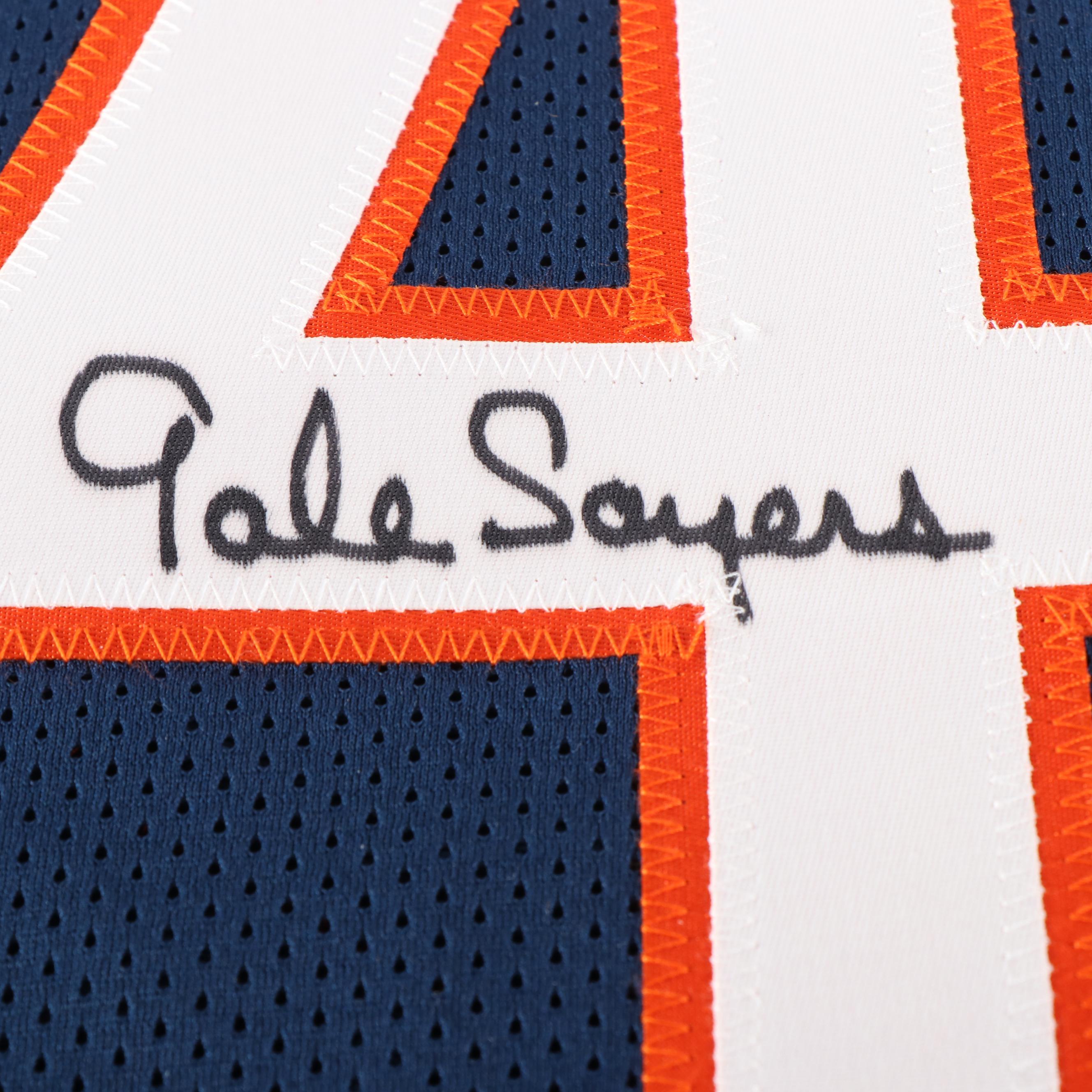 Gale Sayers Signed Chicago Bears Football Jersey, JSA