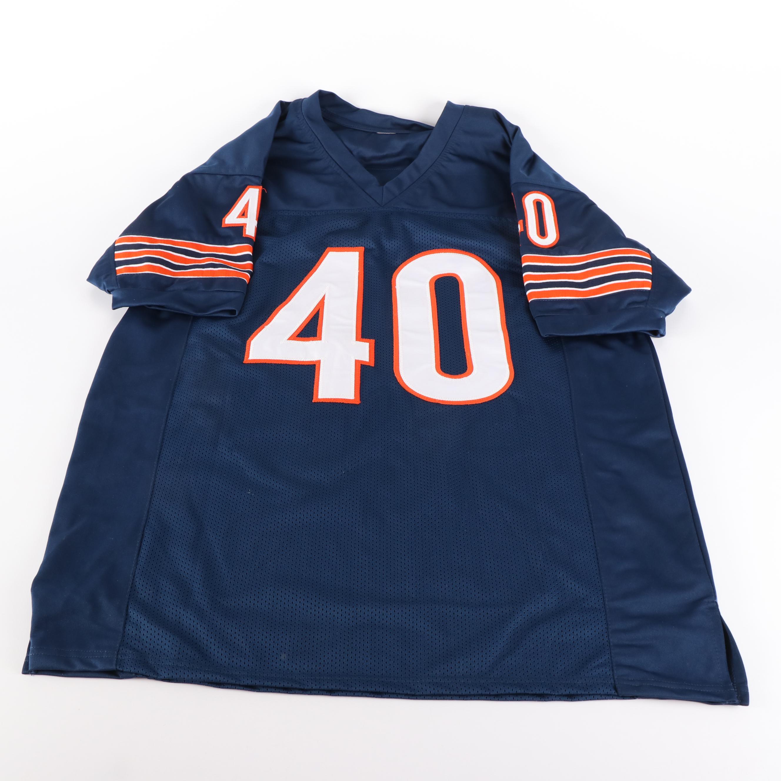 Gale Sayers Signed Chicago Bears Football Jersey, JSA