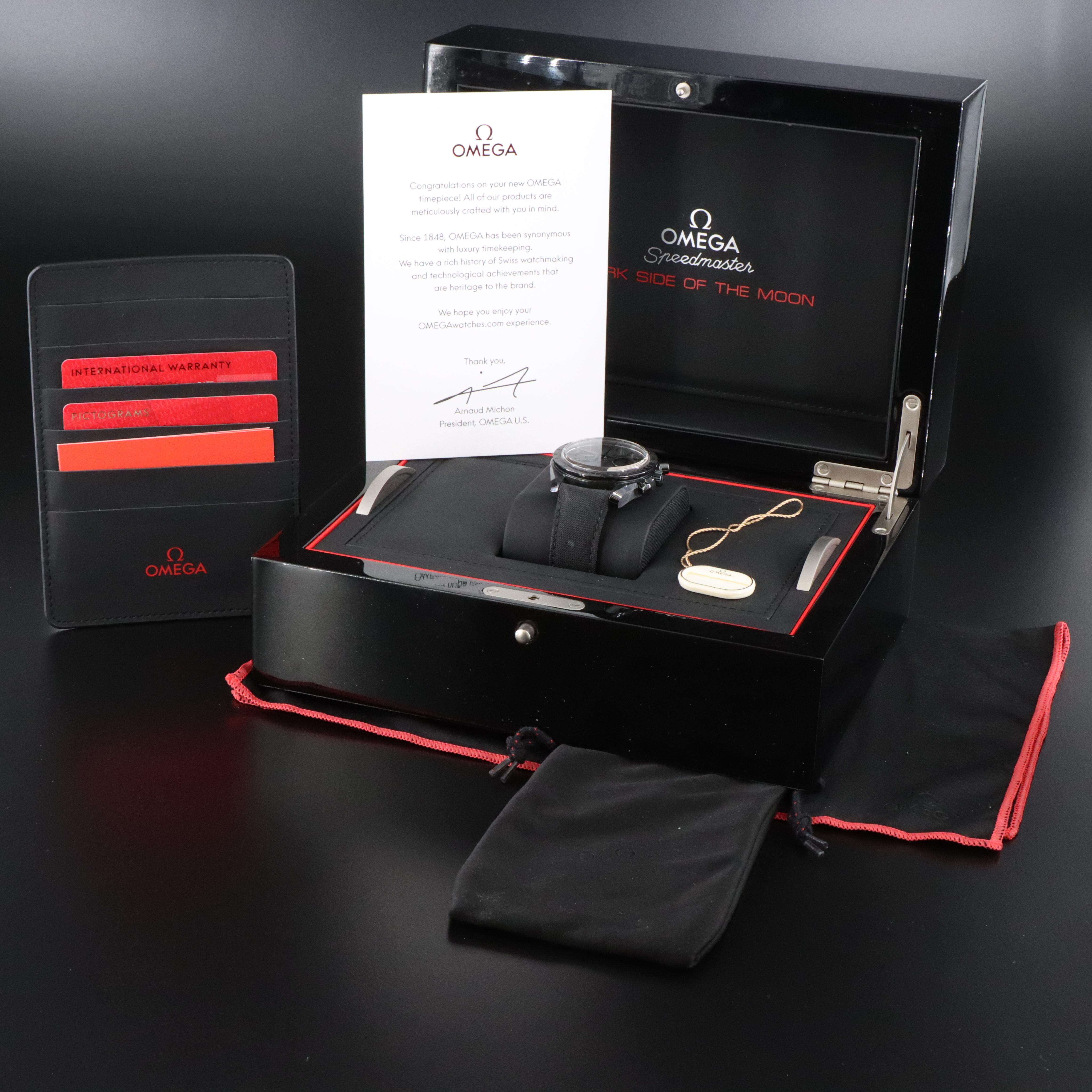 Omega Speedmaster Dark Side of the Moon 311.92.44.51.01.005 Black Ceramic Watch