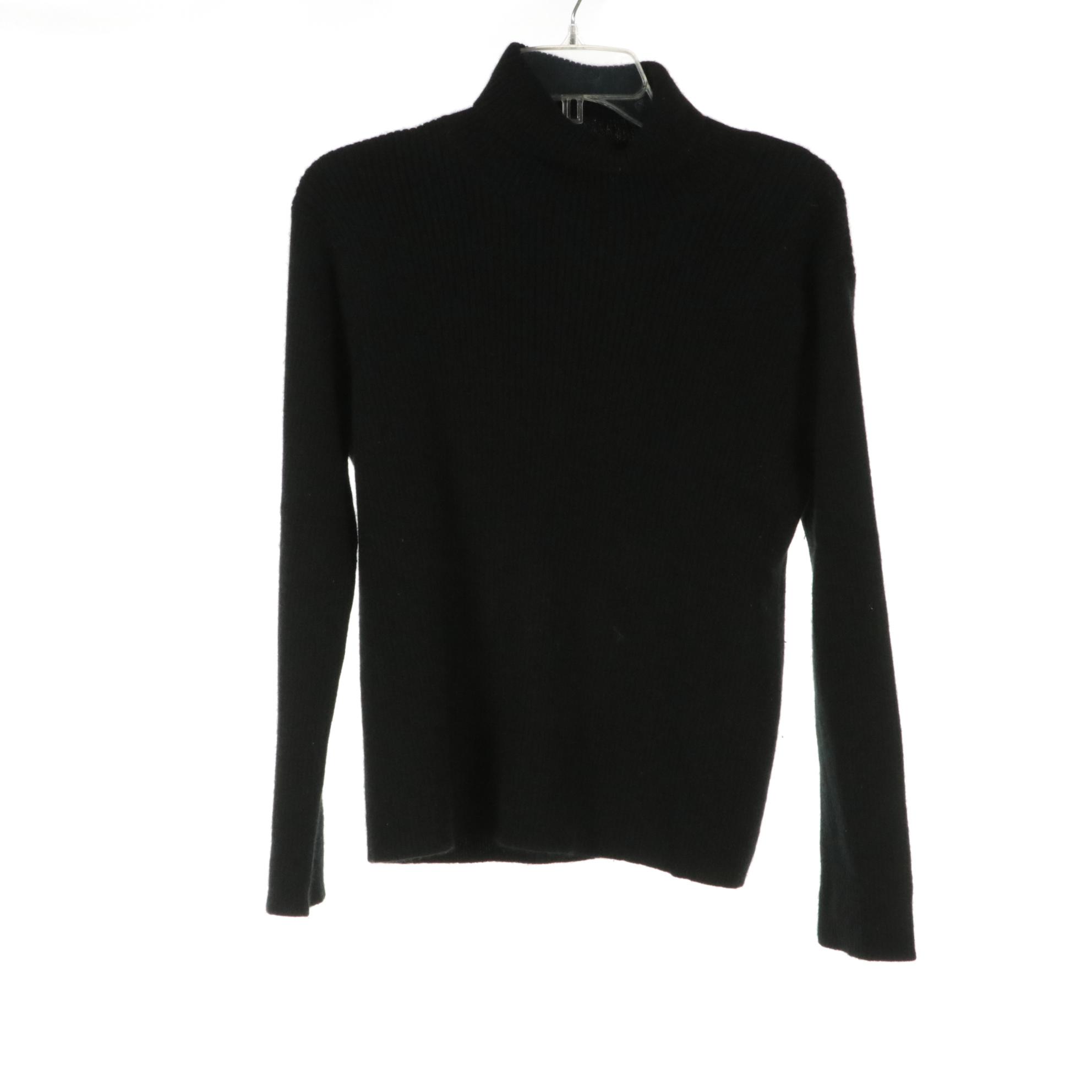 Saks Fifth Avenue and Orvis Cashmere Turtleneck Sweaters