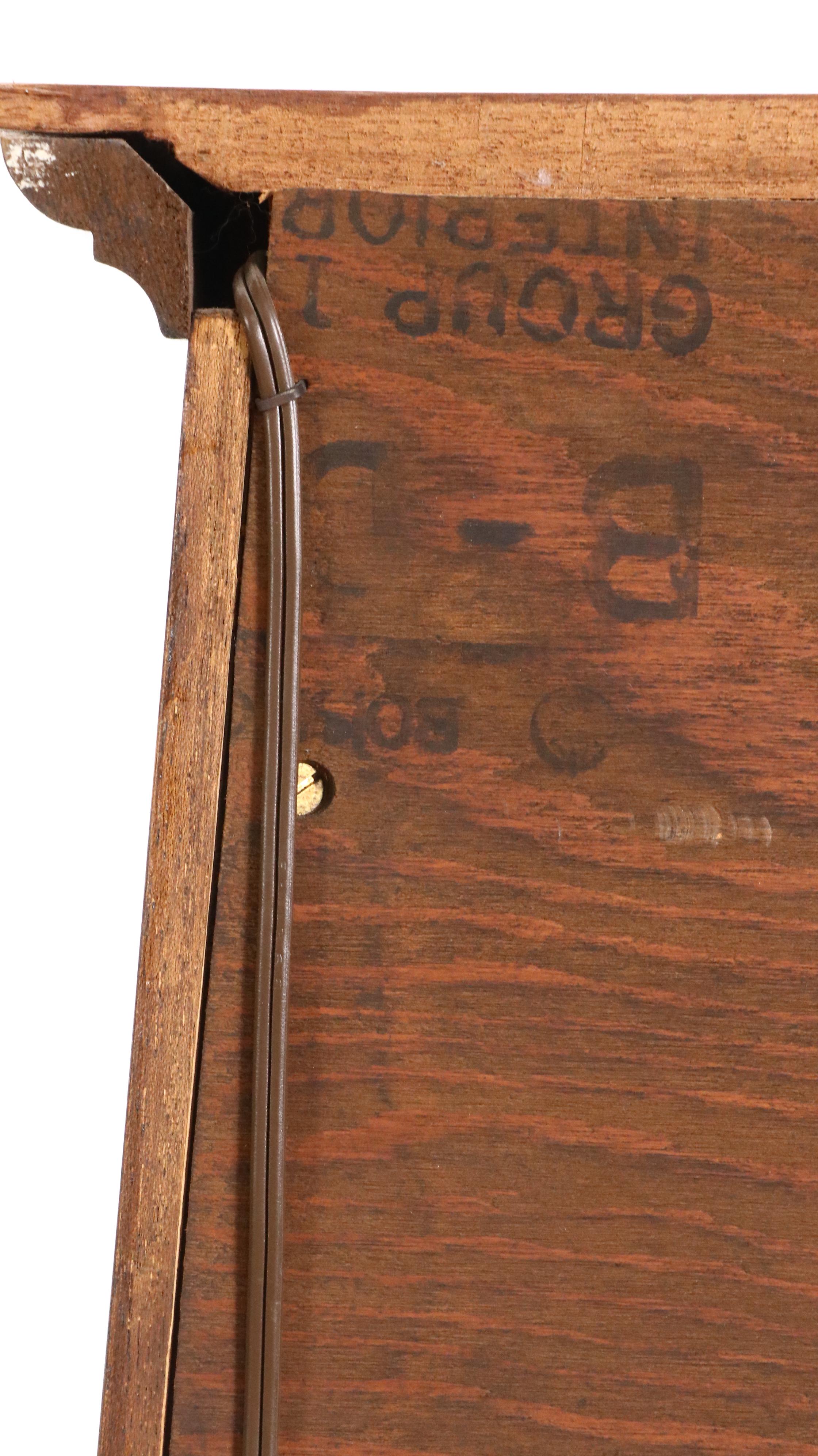 Mediterranean Style Tapered Illuminated Display Cabinet, Late 20th Century