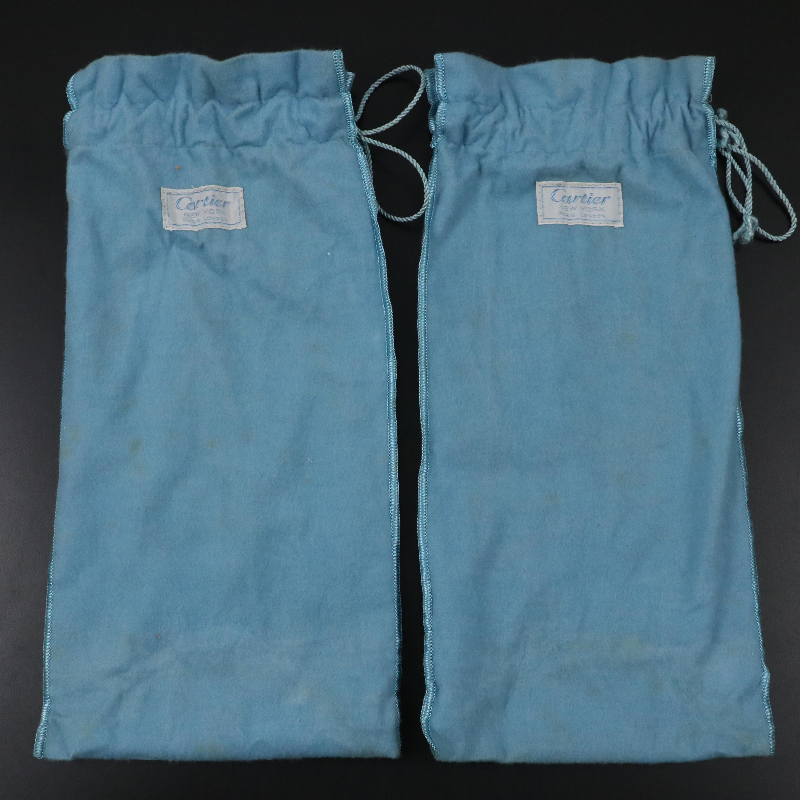 Cartier Sterling Silver Candle Holders