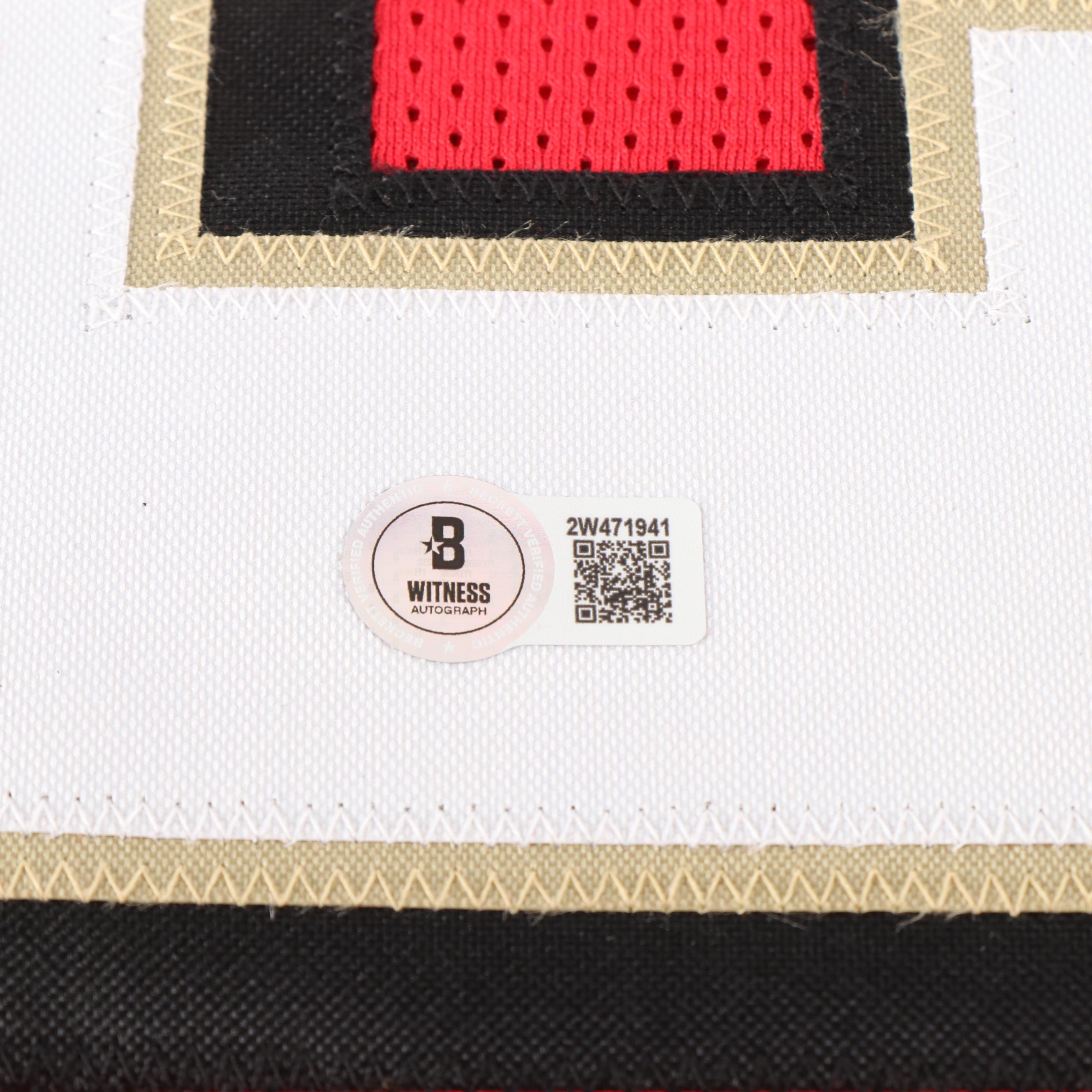 Frank Gore Signed San Francisco 49ers Football Jersey, Beckett