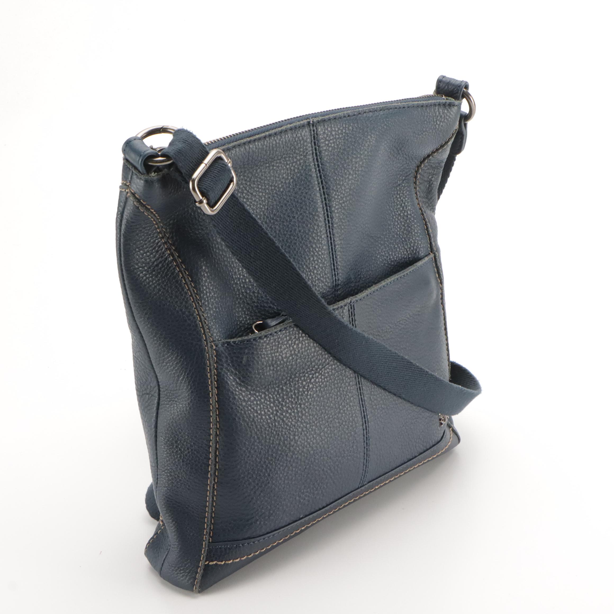 The Sak Crossbody Bags in Reseda Leather and Pebble Grain Leather
