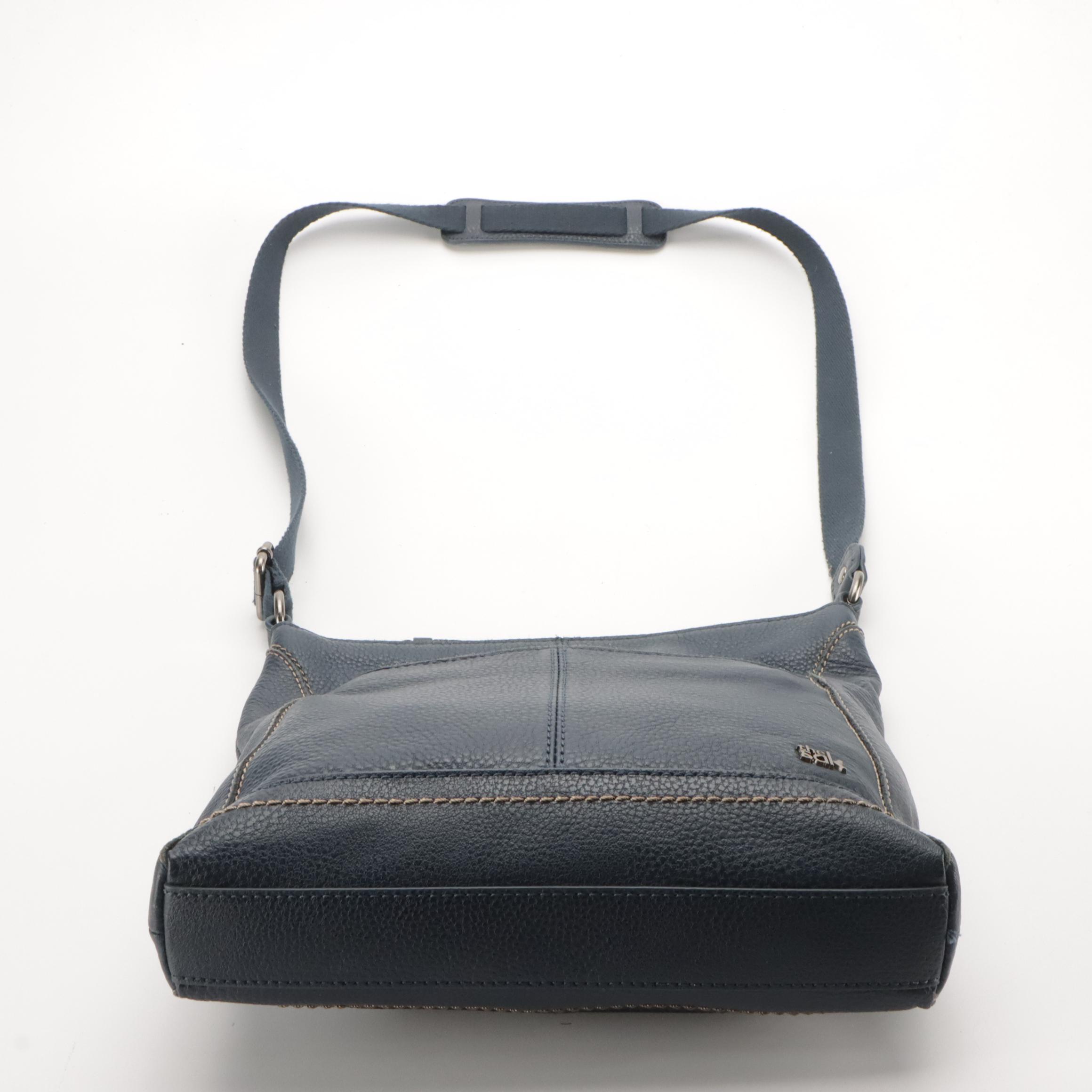 The Sak Crossbody Bags in Reseda Leather and Pebble Grain Leather