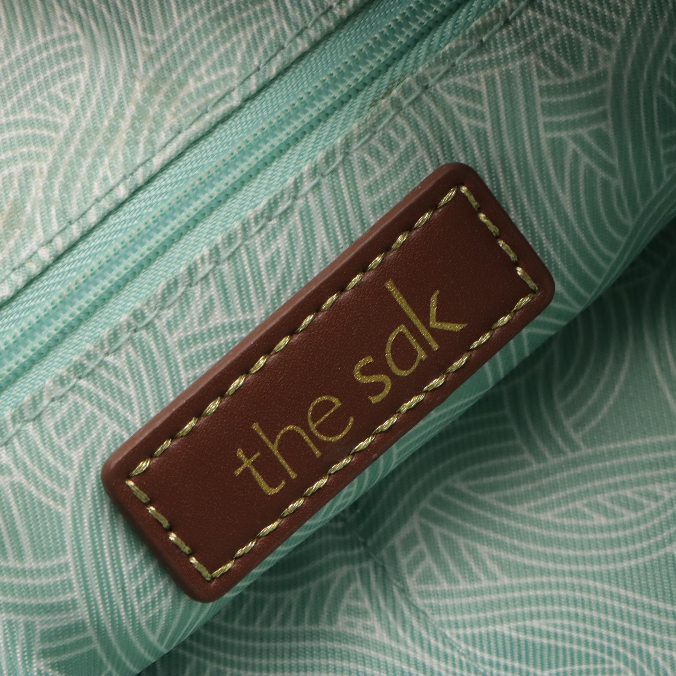 The Sak Crossbody Bags in Reseda Leather and Pebble Grain Leather