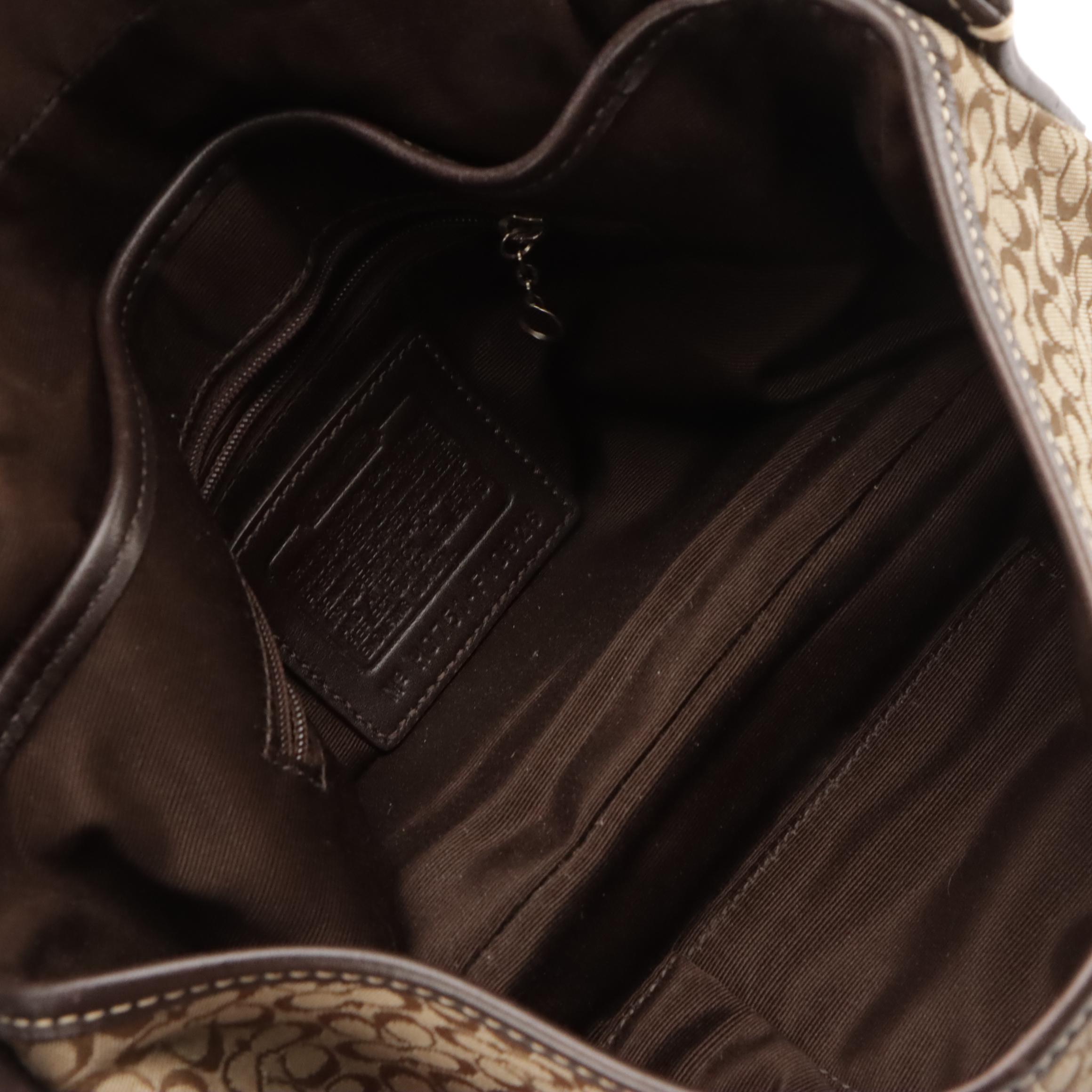 Coach Soho Buckle Flap Shoulder Bag and Travel Jewelry Case in Signature Canvas