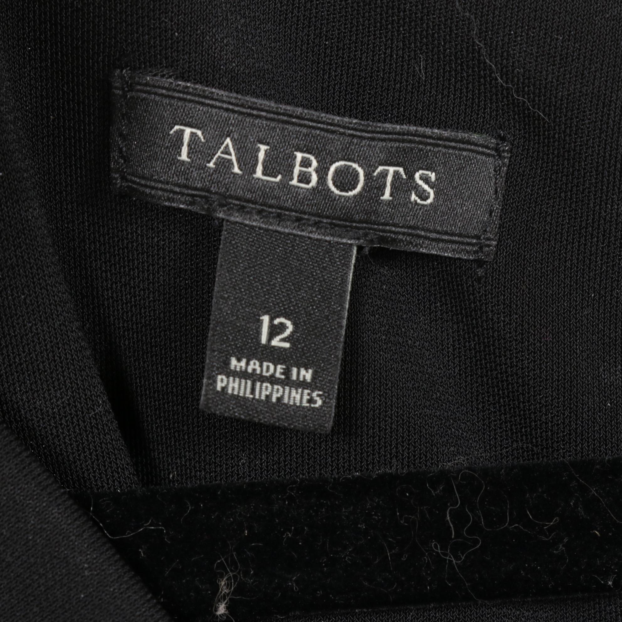 Talbots Lilac Scallop Edge Shift Dress and Cardigan with Pair of Evening Dresses