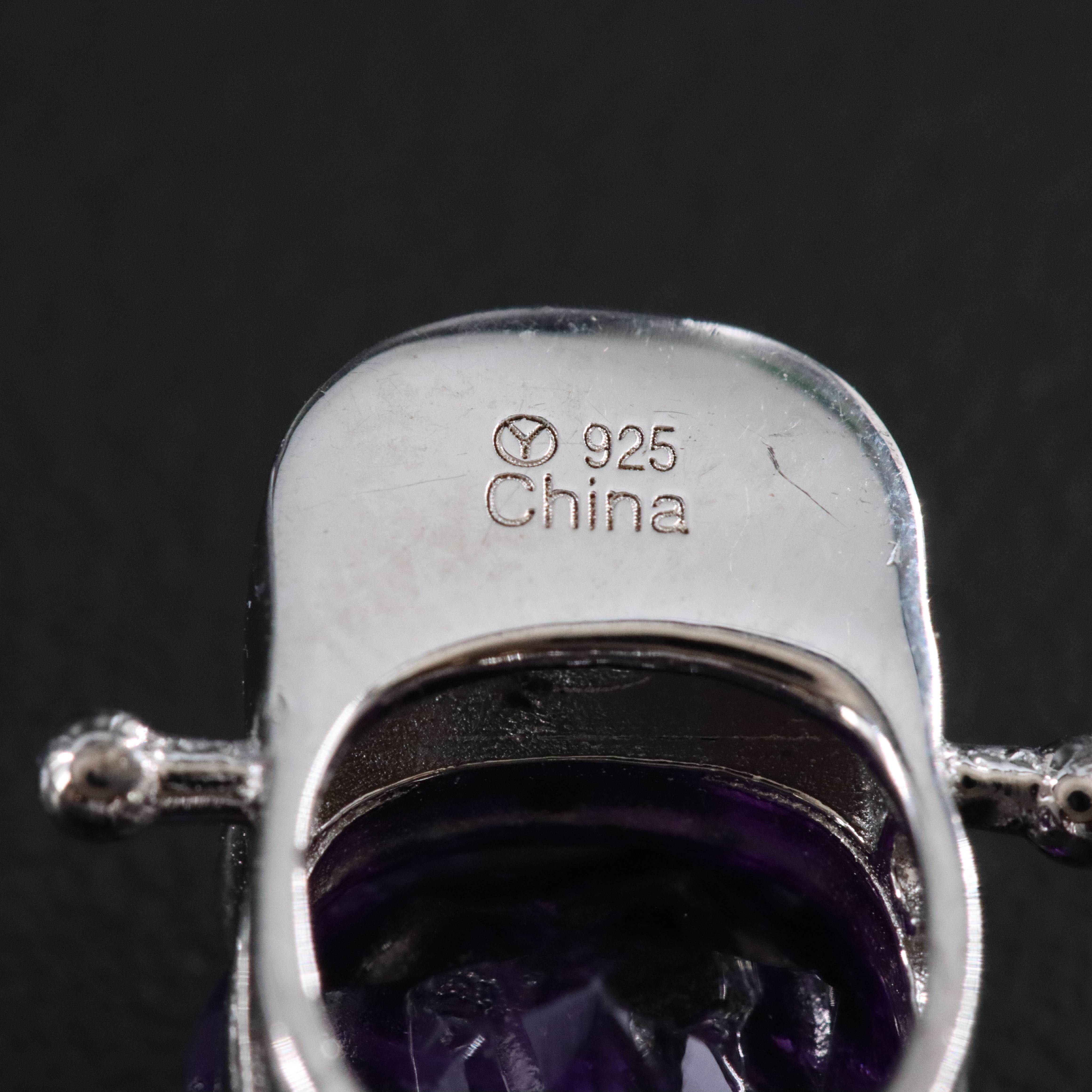 Sterling Amethyst and Prasiolite Bracelets