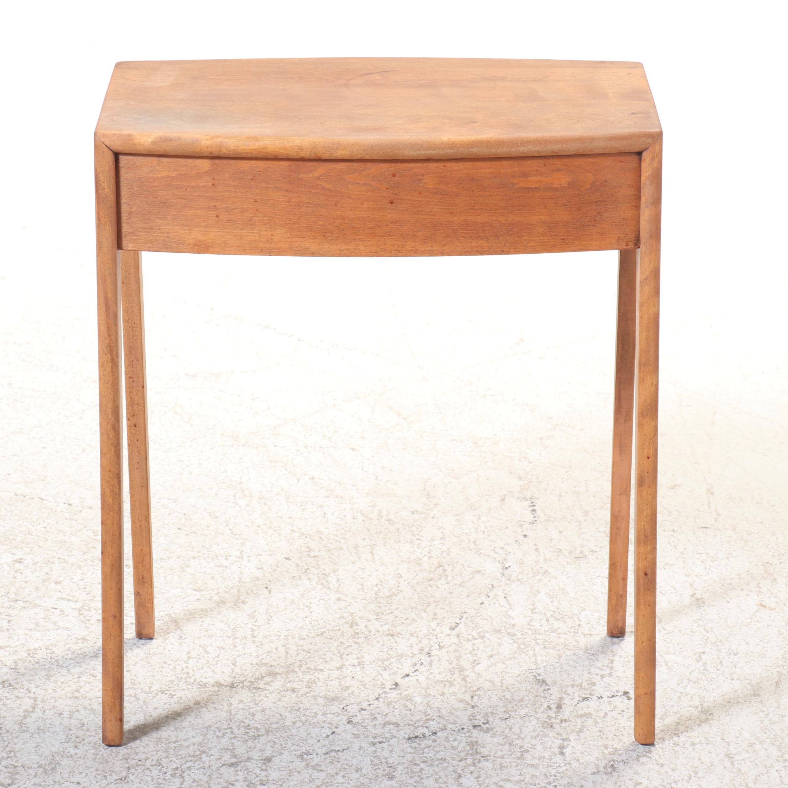 Mid Century Modern Walnut End Table