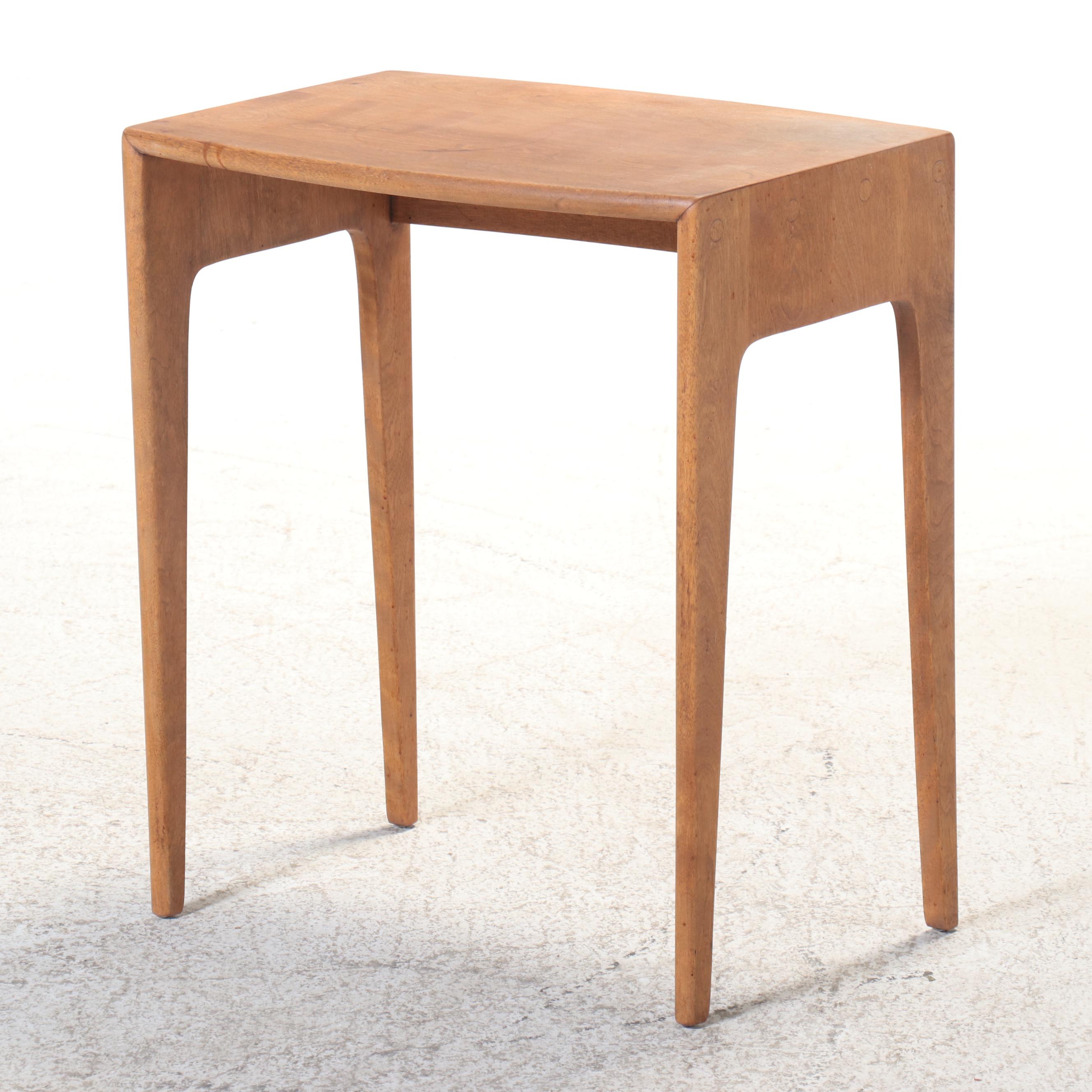 Mid Century Modern Walnut End Table