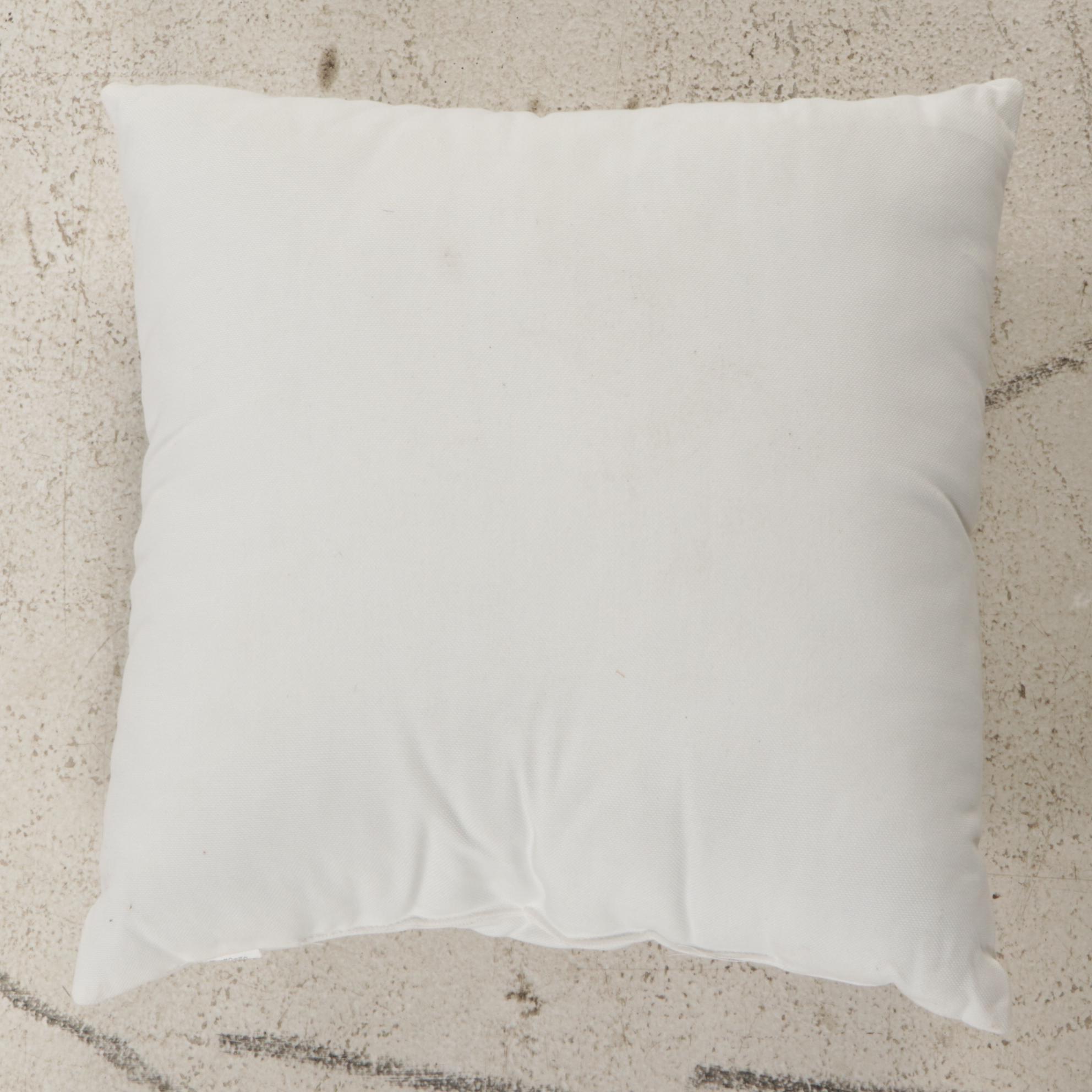 White Magnolia Blanket with Hanging Rod and Matching Pillows