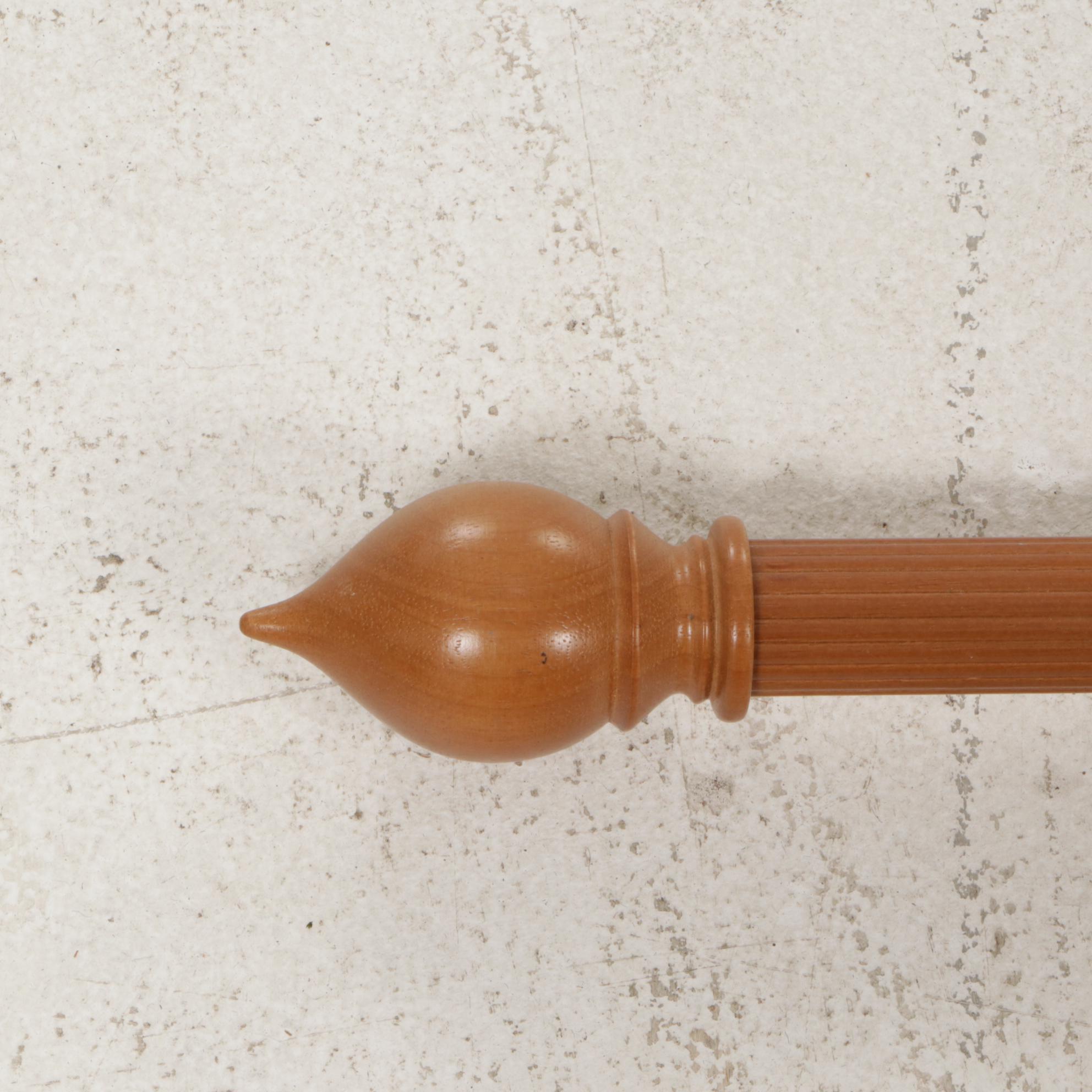 White Magnolia Blanket with Hanging Rod and Matching Pillows