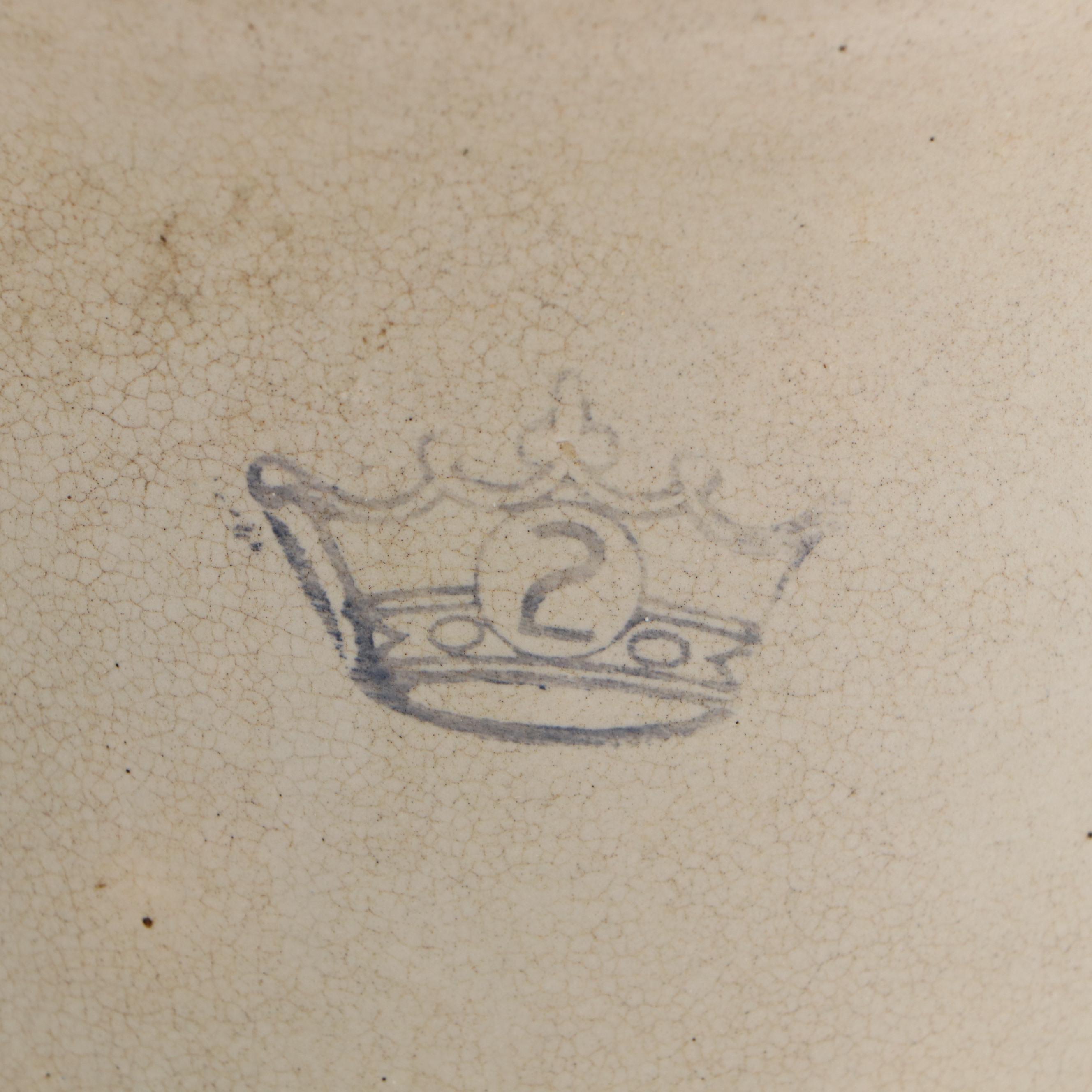 Maloney and Robinson Ransbottom Pottery Salt Glazed Stoneware Crocks