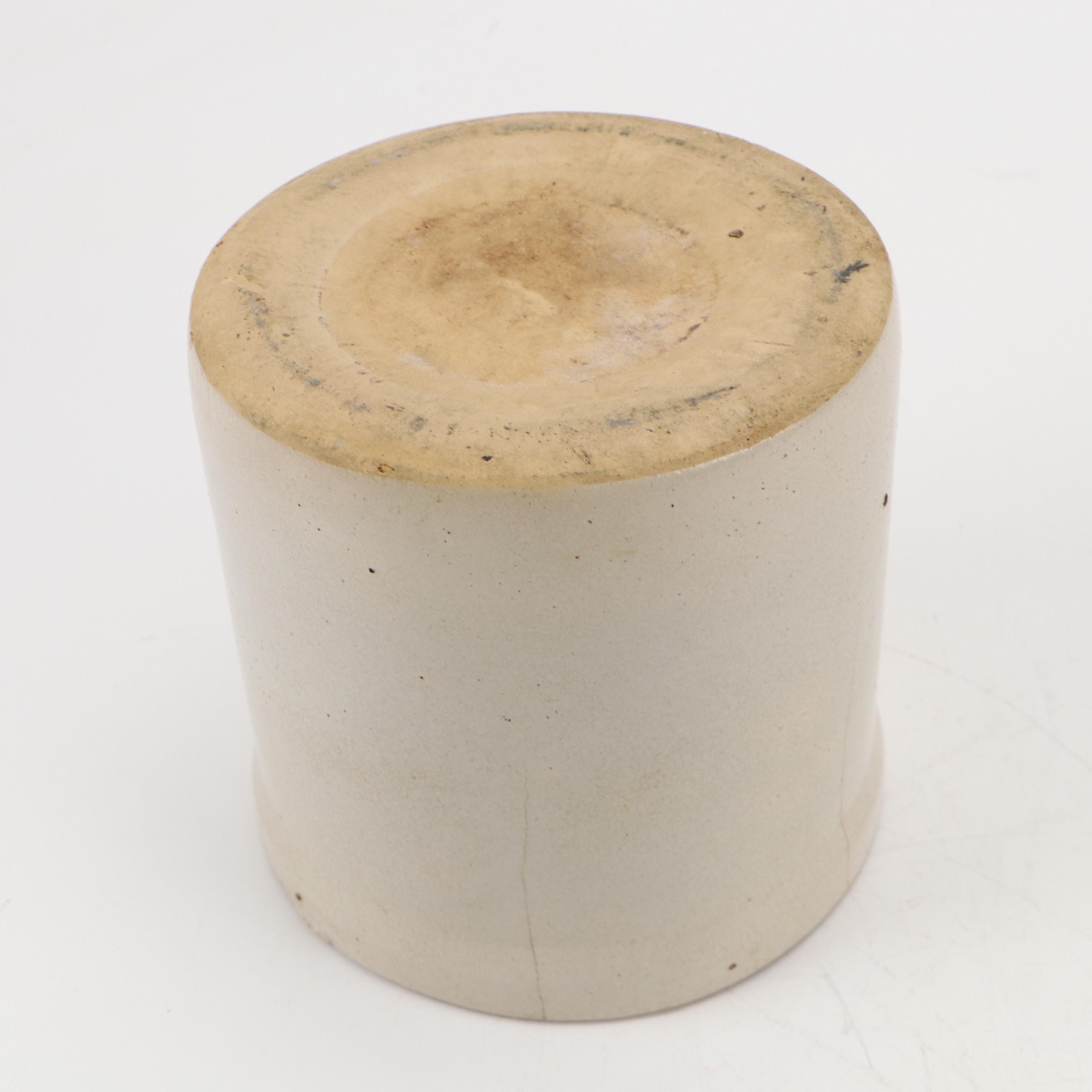 Maloney and Robinson Ransbottom Pottery Salt Glazed Stoneware Crocks