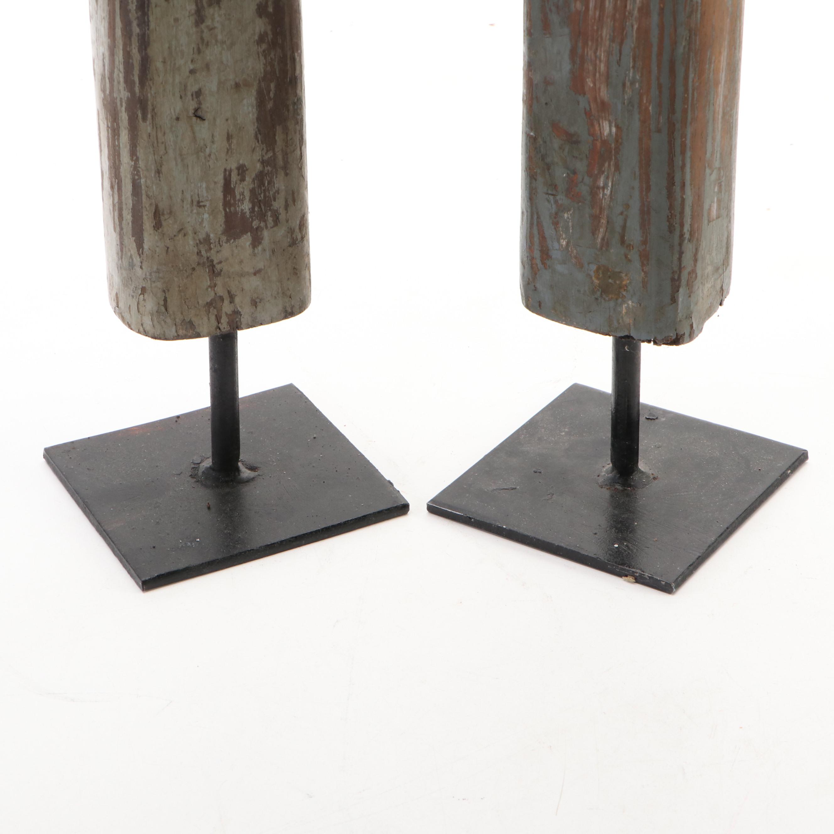 Left and Right Hand Glove Molds with Stands